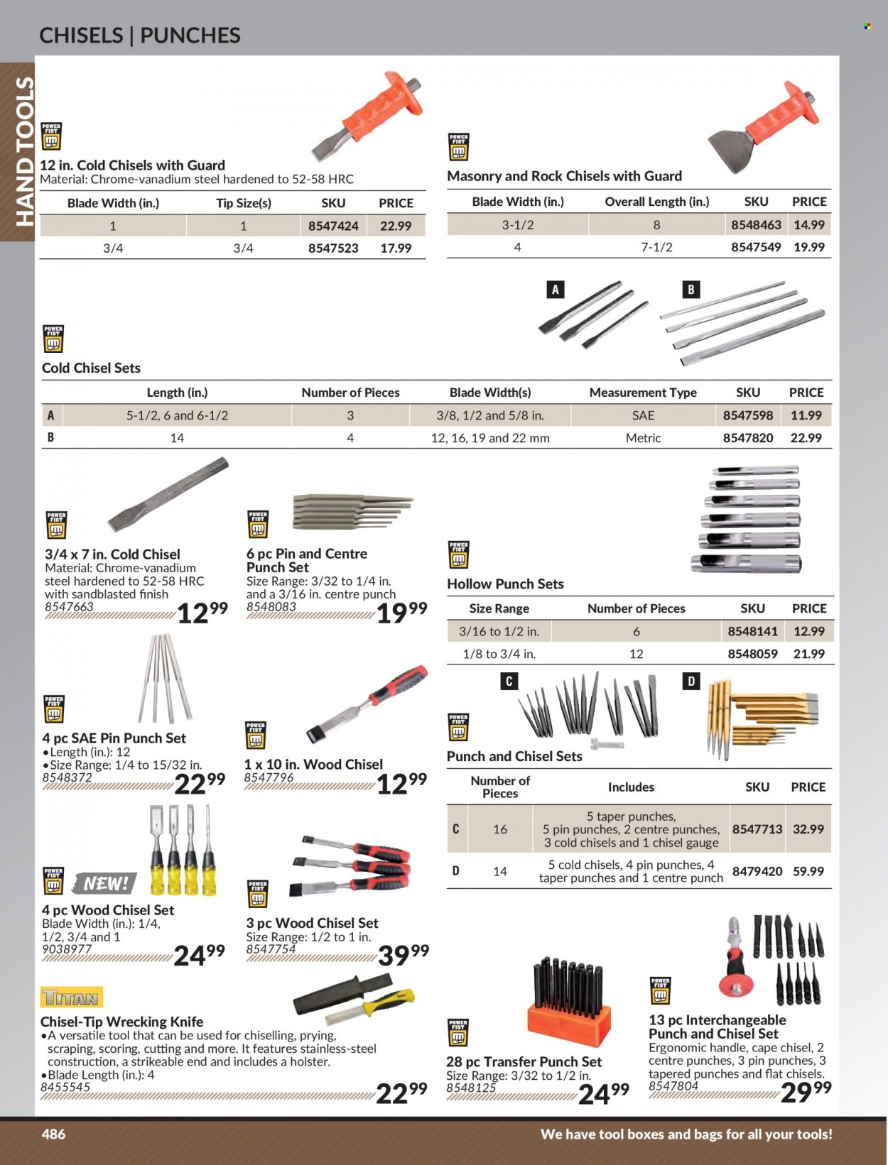 thumbnail - Princess Auto Flyer - Sales products - tool box, hand tools, knife. Page 496.