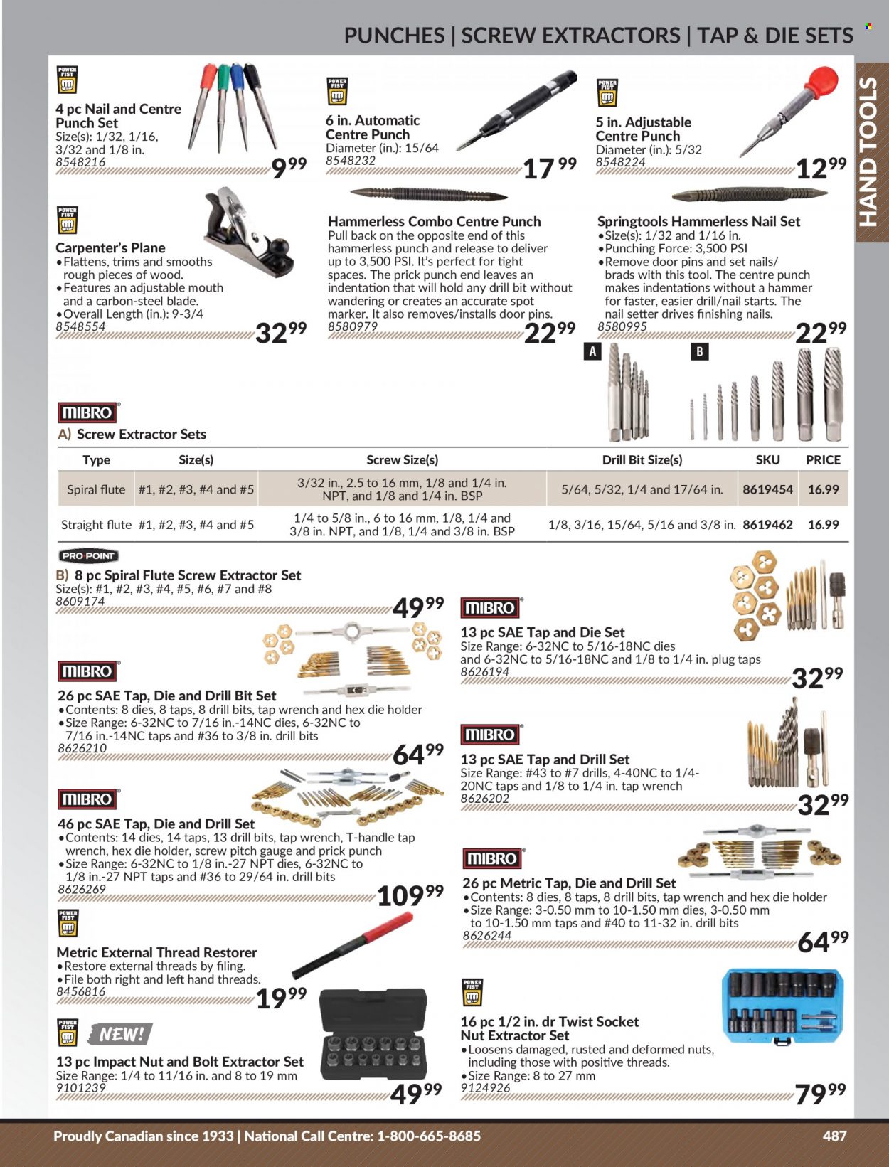 Princess Auto Flyer - Sales products - hammer, wrench, drill bit set, hand tools. Page 497.