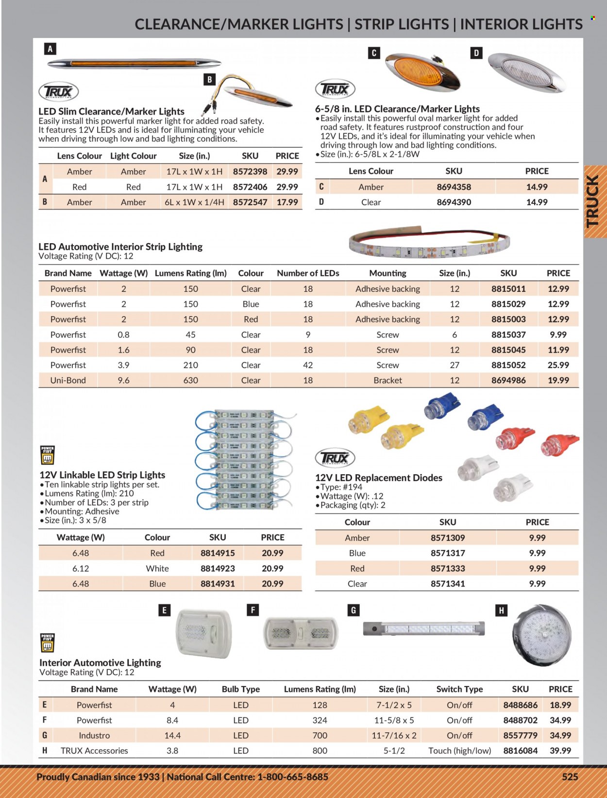 thumbnail - Princess Auto Flyer - Sales products - adhesive, LED strip, lighting, switch. Page 535.