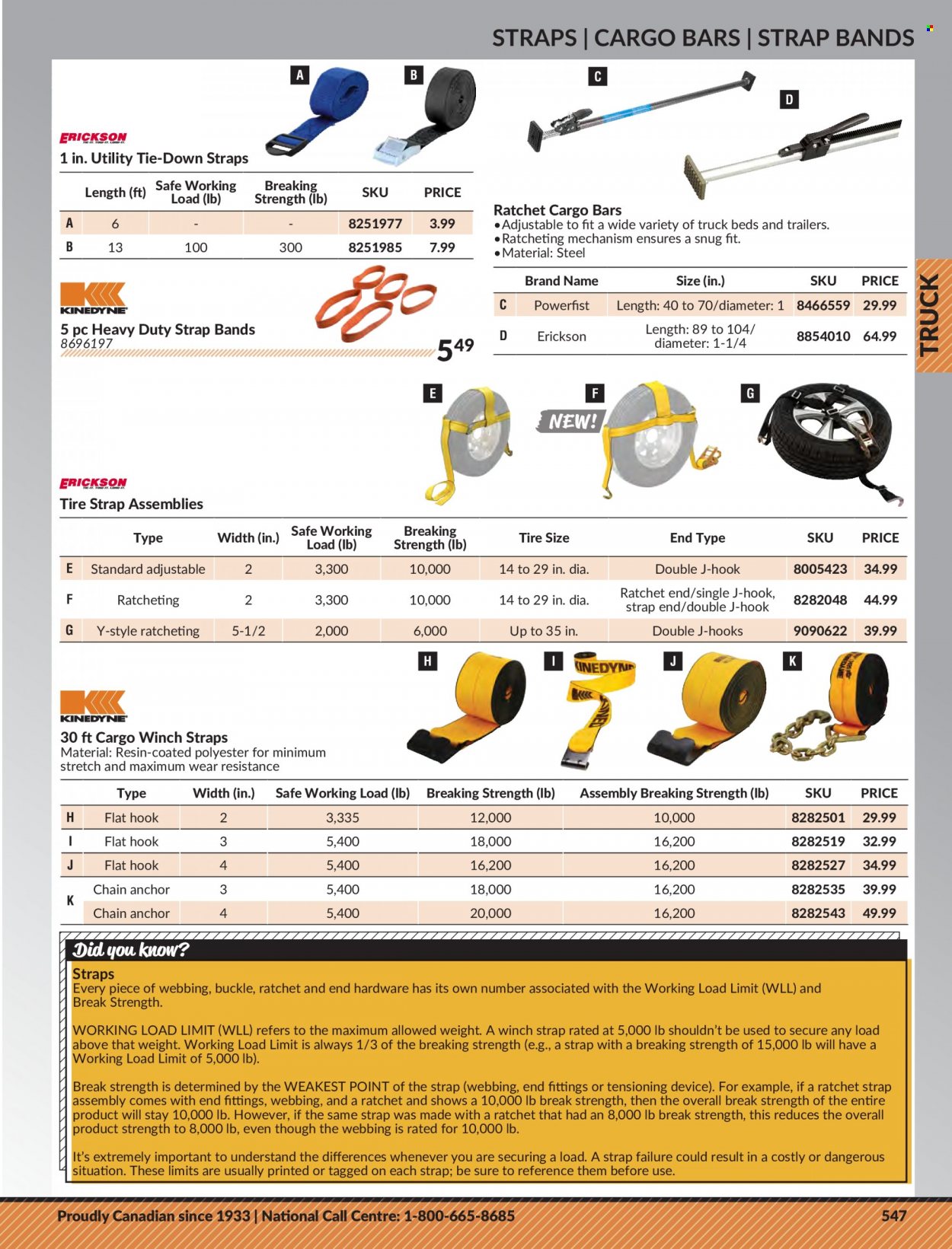 Princess Auto Flyer - Sales products - hand tools, ratchet strap, strap, winch. Page 557.