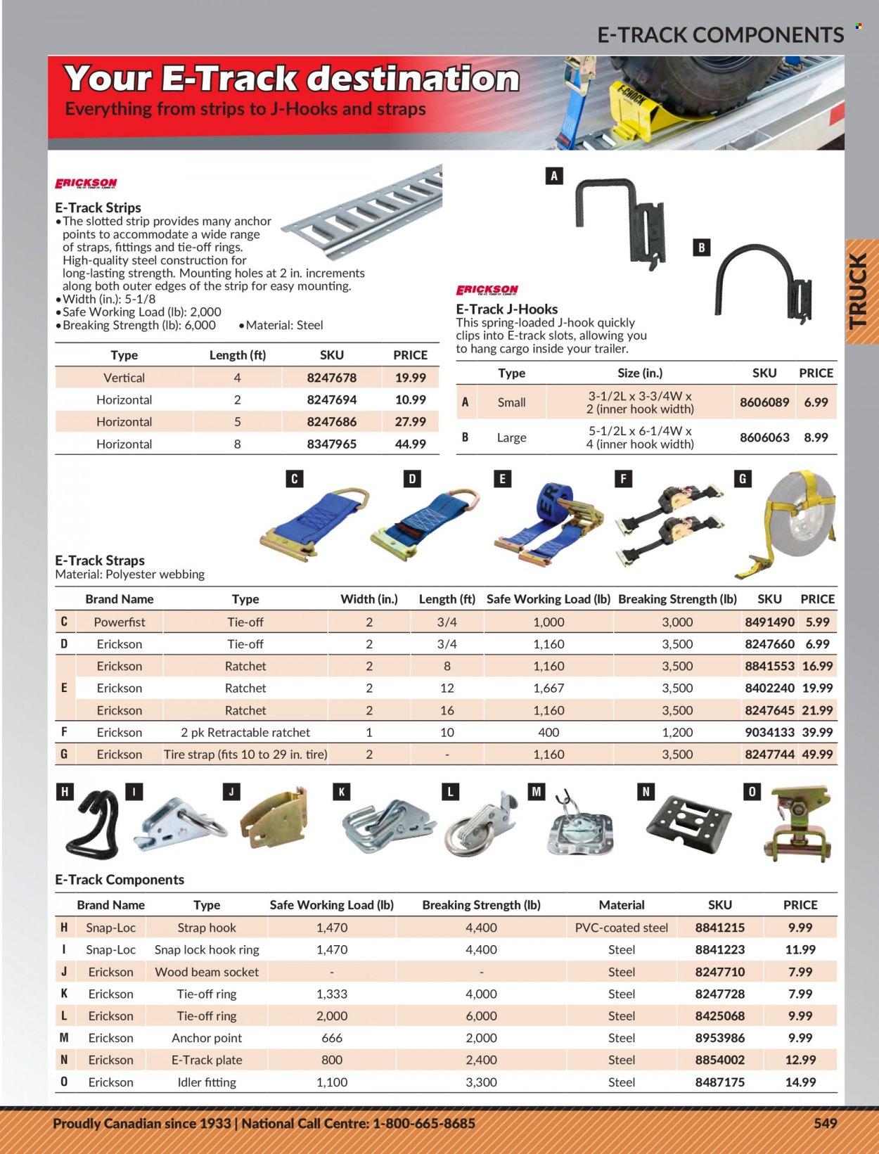 thumbnail - Princess Auto Flyer - Sales products - socket, hand tools, strap, trailer. Page 559.