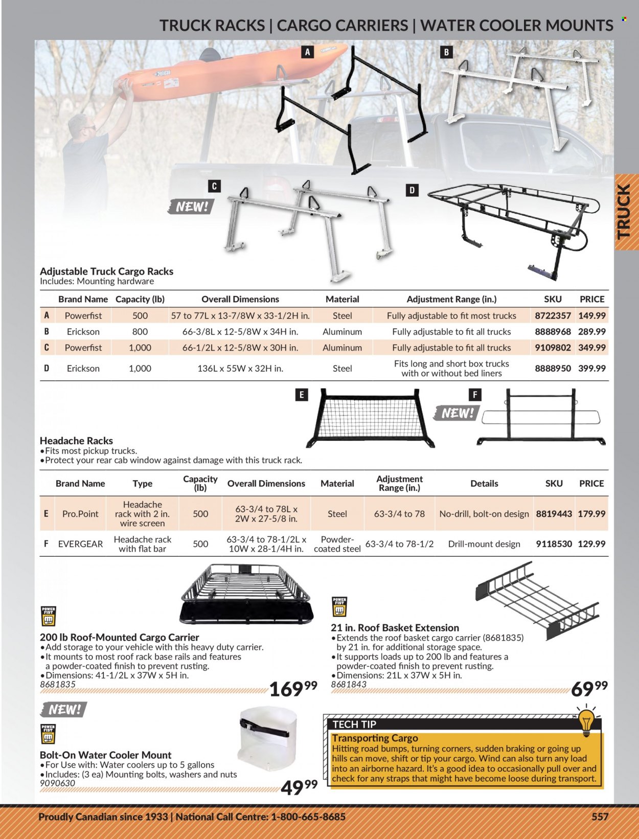 thumbnail - Princess Auto Flyer - Sales products - basket, roof rack. Page 567.