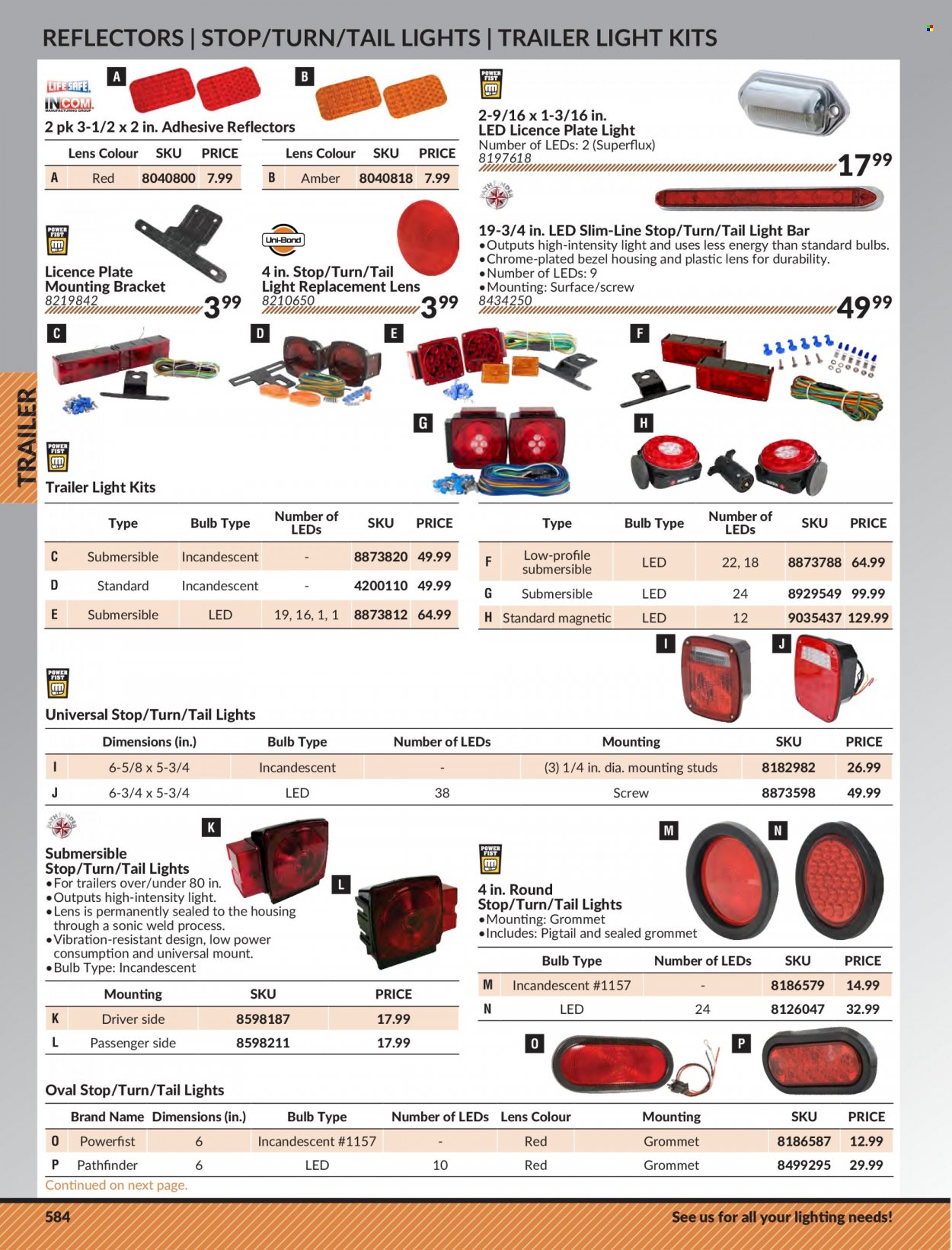 thumbnail - Princess Auto Flyer - Sales products - adhesive, lighting, trailer. Page 594.