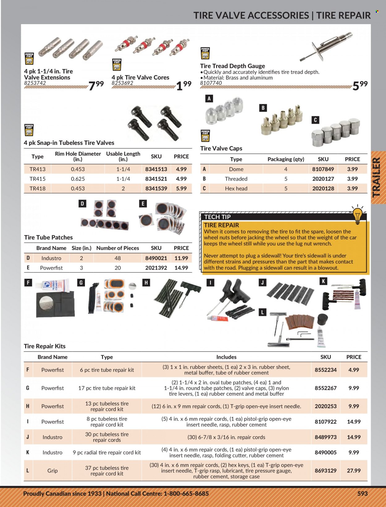 thumbnail - Princess Auto Flyer - Sales products - cutter, lubricant, trailer. Page 603.