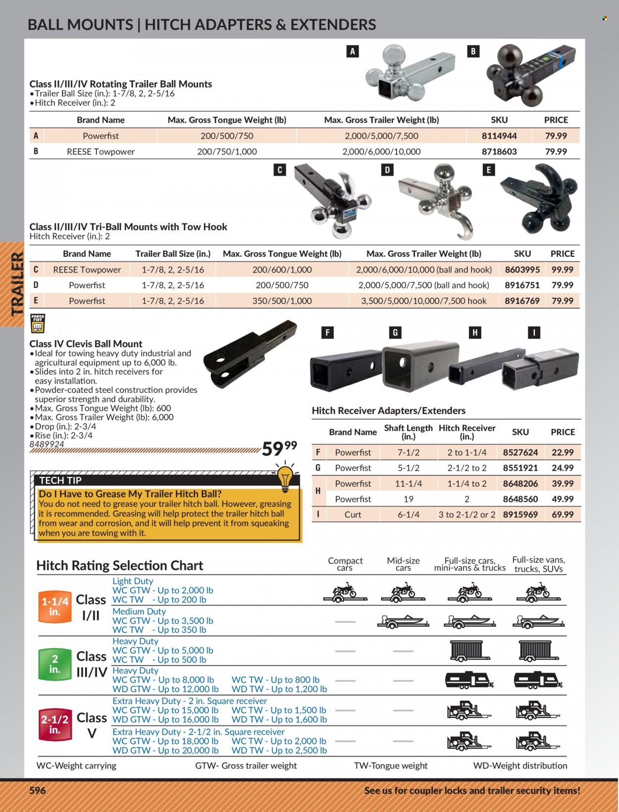 thumbnail - Princess Auto Flyer - Sales products - hook, Reese Towpower, receiver. Page 606.