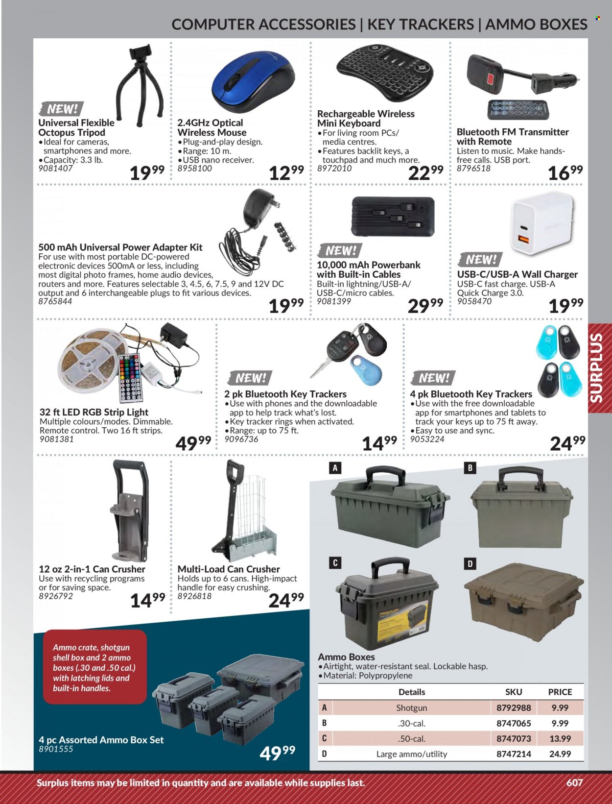 thumbnail - Princess Auto Flyer - Sales products - plug, tripod, receiver, crate, Shell. Page 617.
