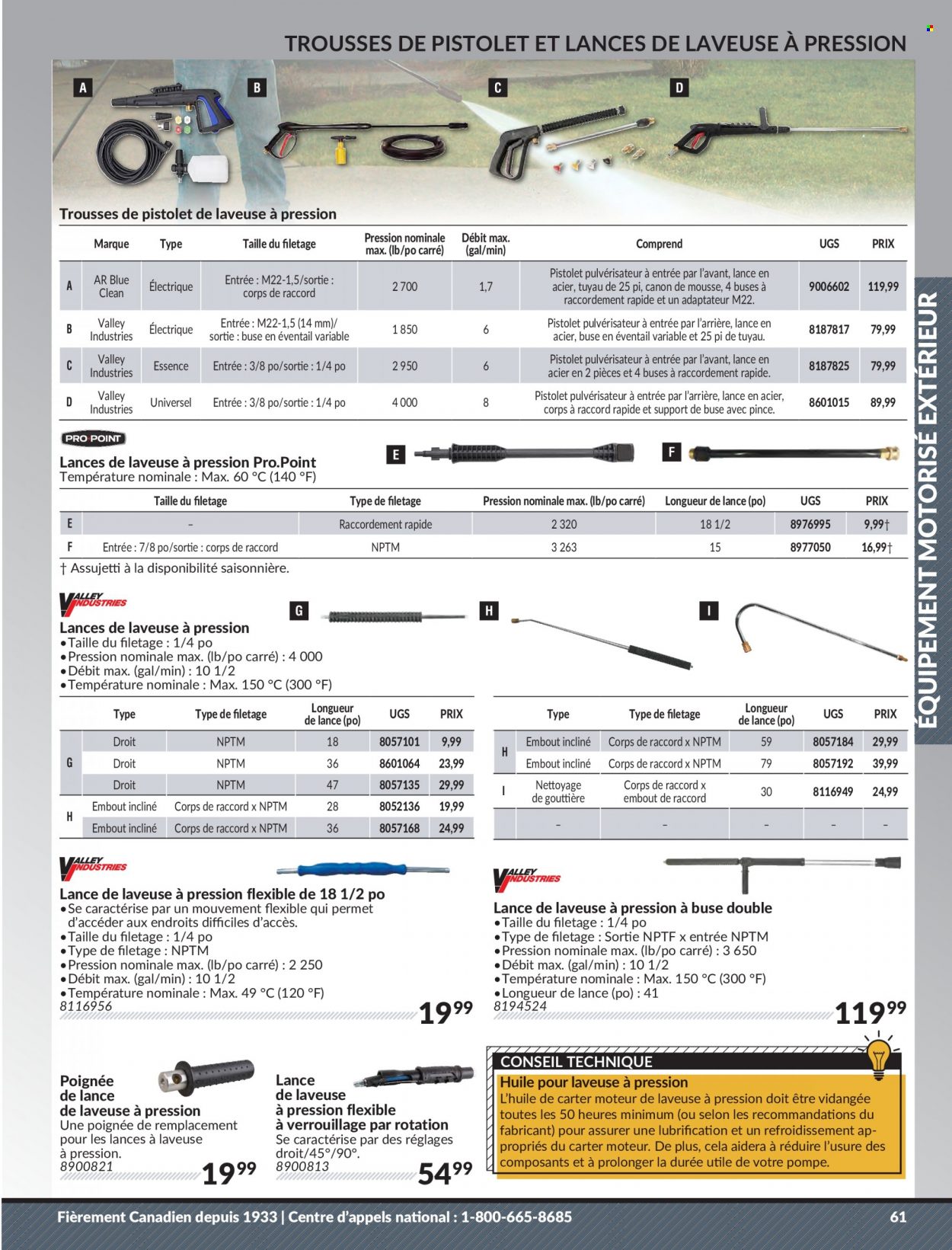 thumbnail - Princess Auto Flyer - Sales products - Canon. Page 63.