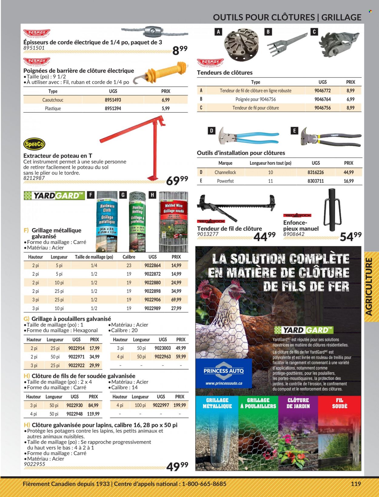 thumbnail - Princess Auto Flyer - Sales products - pliers, compost. Page 123.