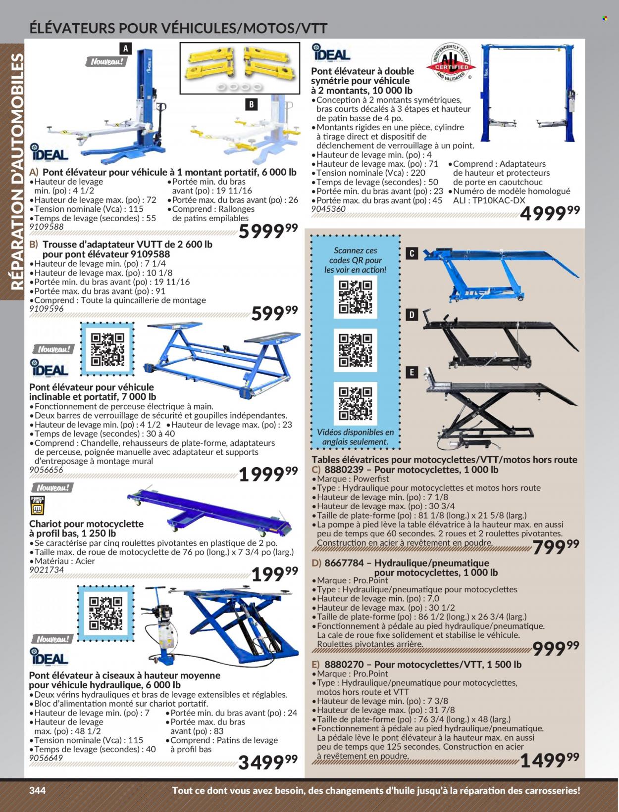 thumbnail - Princess Auto Flyer - Sales products - table. Page 350.