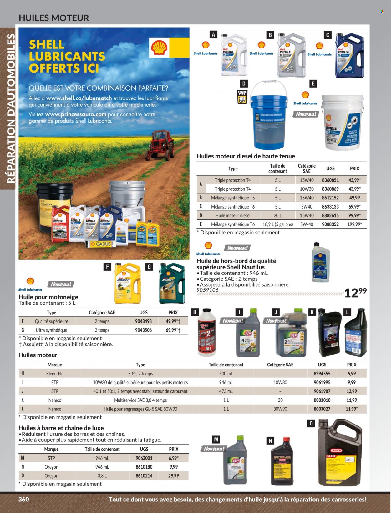 thumbnail - Princess Auto Flyer - Sales products - STP, Shell. Page 366.