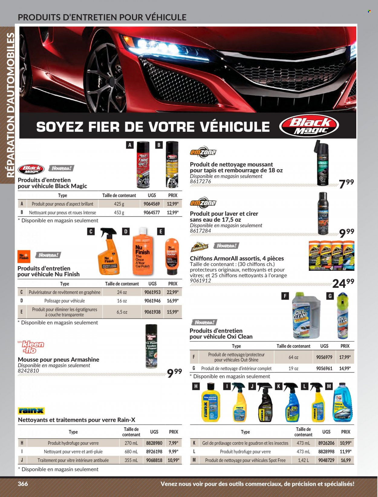 thumbnail - Princess Auto Flyer - Sales products - Rain-X. Page 372.