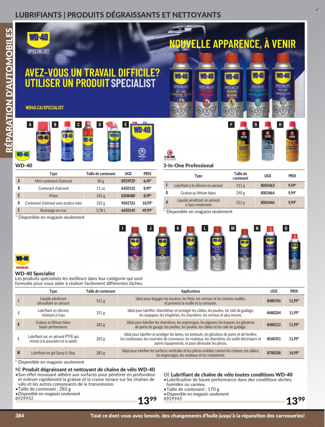 thumbnail - Princess Auto Flyer - Sales products - WD-40. Page 390.