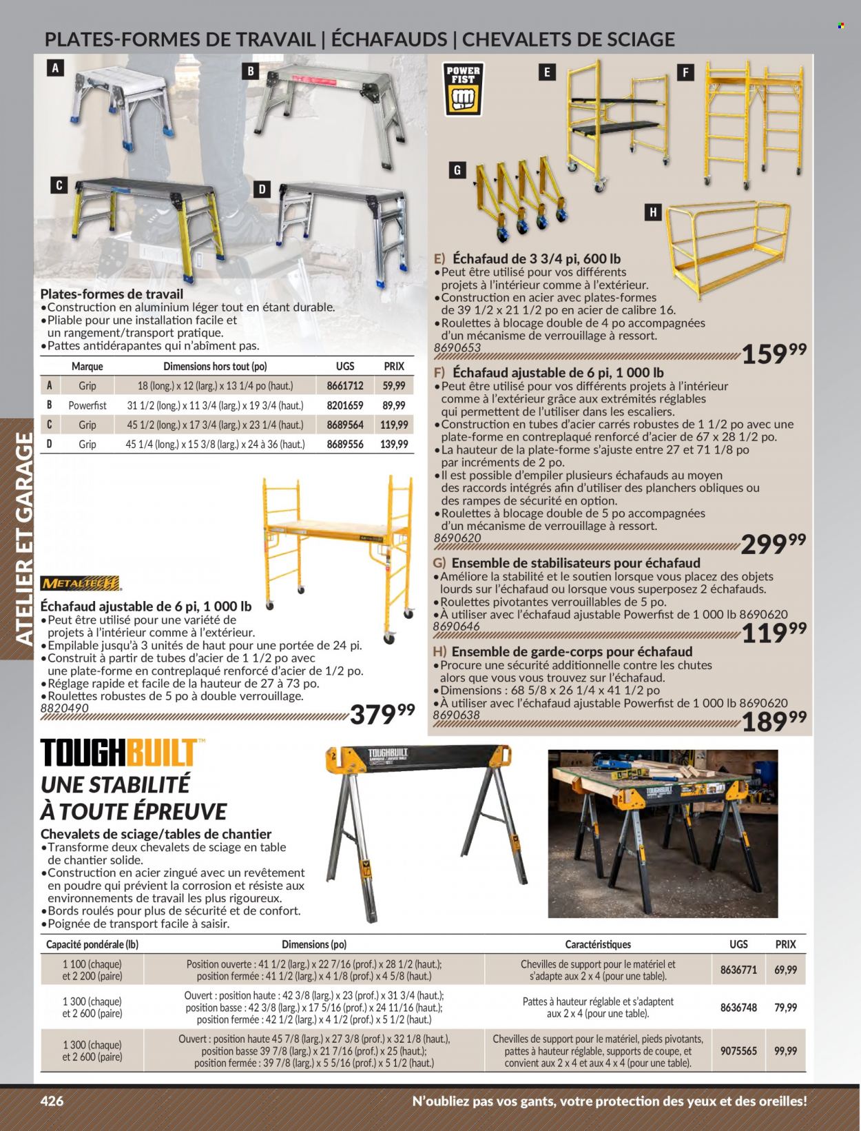 thumbnail - Princess Auto Flyer - Sales products - table. Page 432.