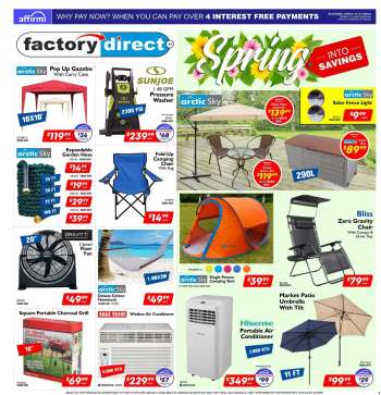 Factory Direct flyer