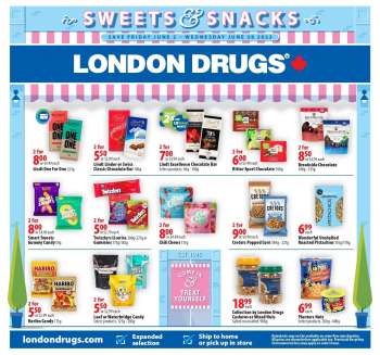 London Drugs flyer - Sweets & Snacks