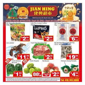 Jian Hing Supermarket flyer - Weekly Specials