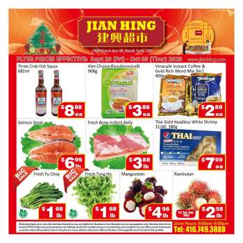 Jian Hing Supermarket flyer - Weekly Specials