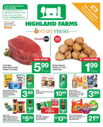 thumbnail - Highland Farms Vaughan flyers