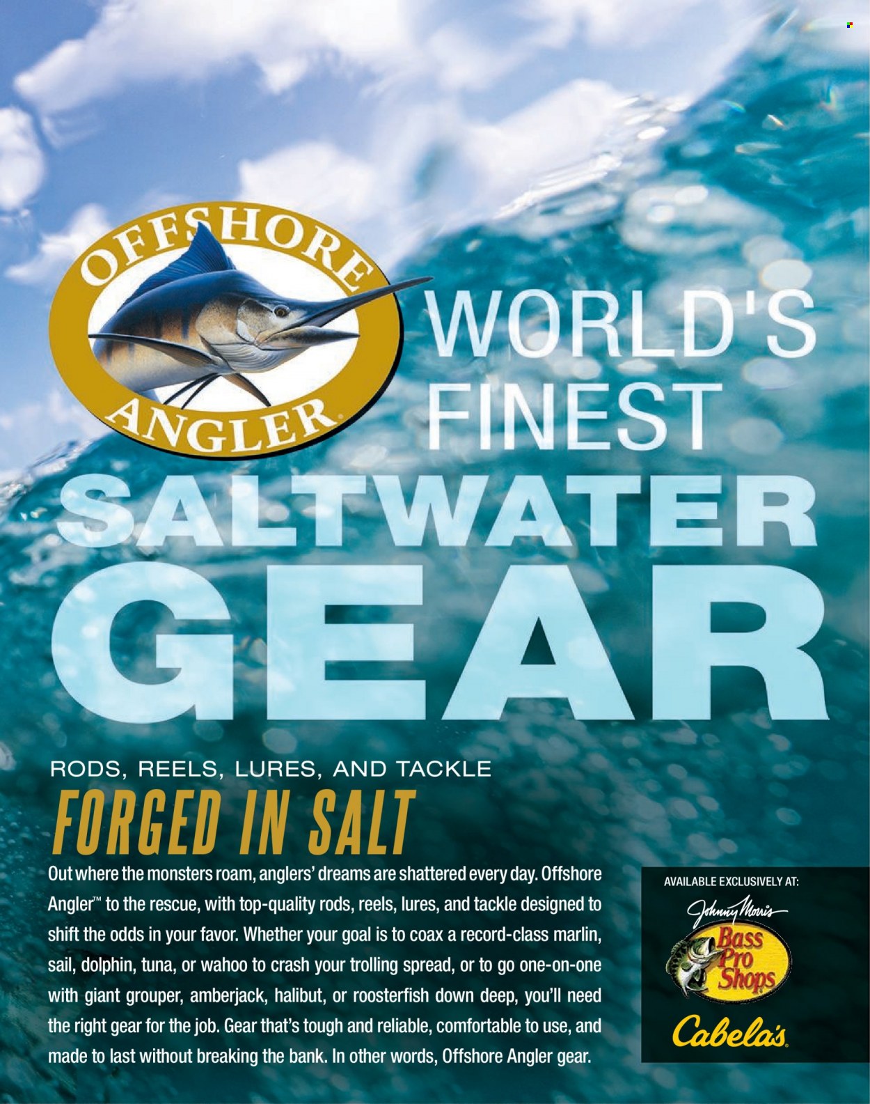 thumbnail - Bass Pro Shops Flyer - Sales products - goal, Bass Pro, marlin. Page 9.