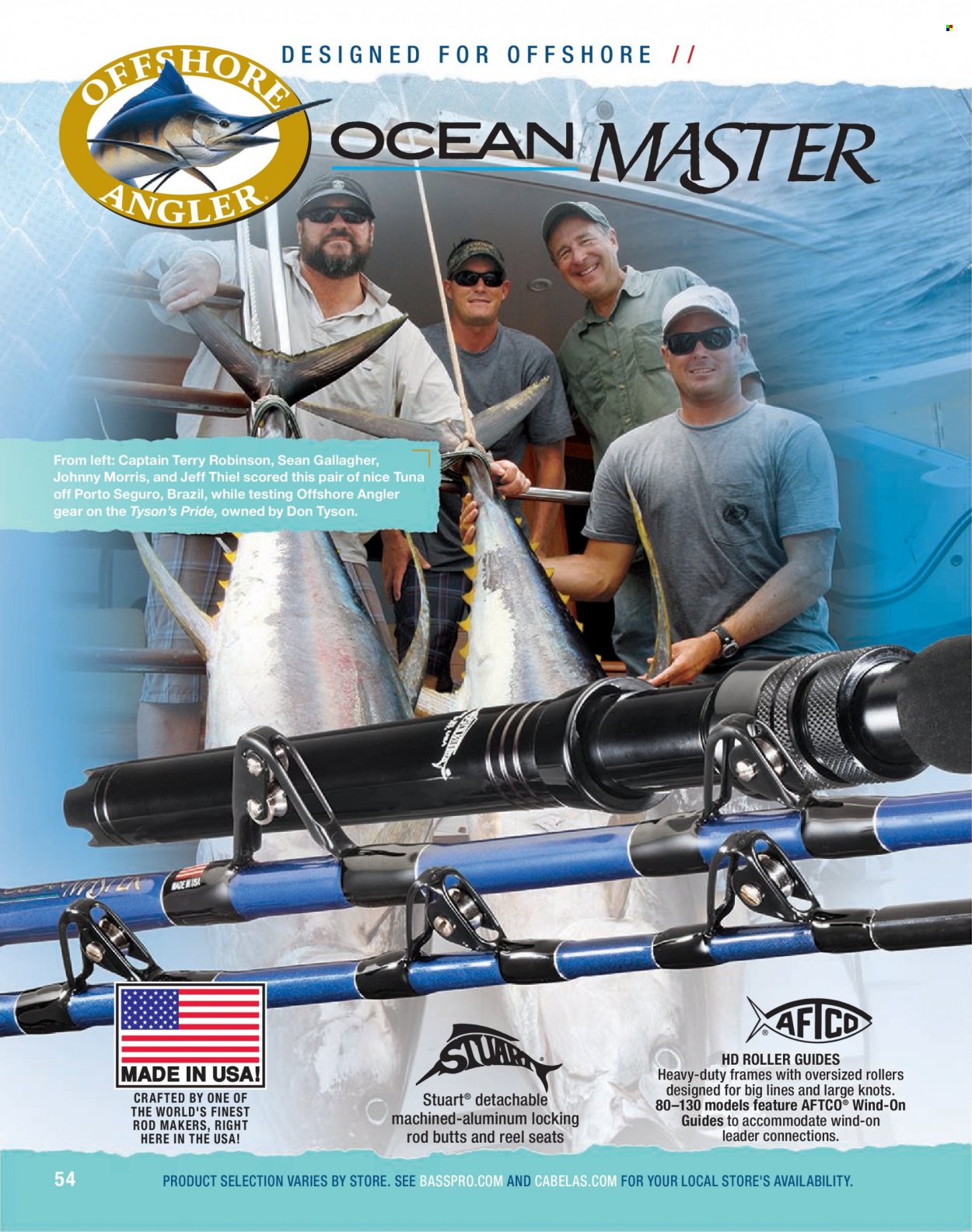 Bass Pro Shops Flyer - Sales products - reel. Page 54.