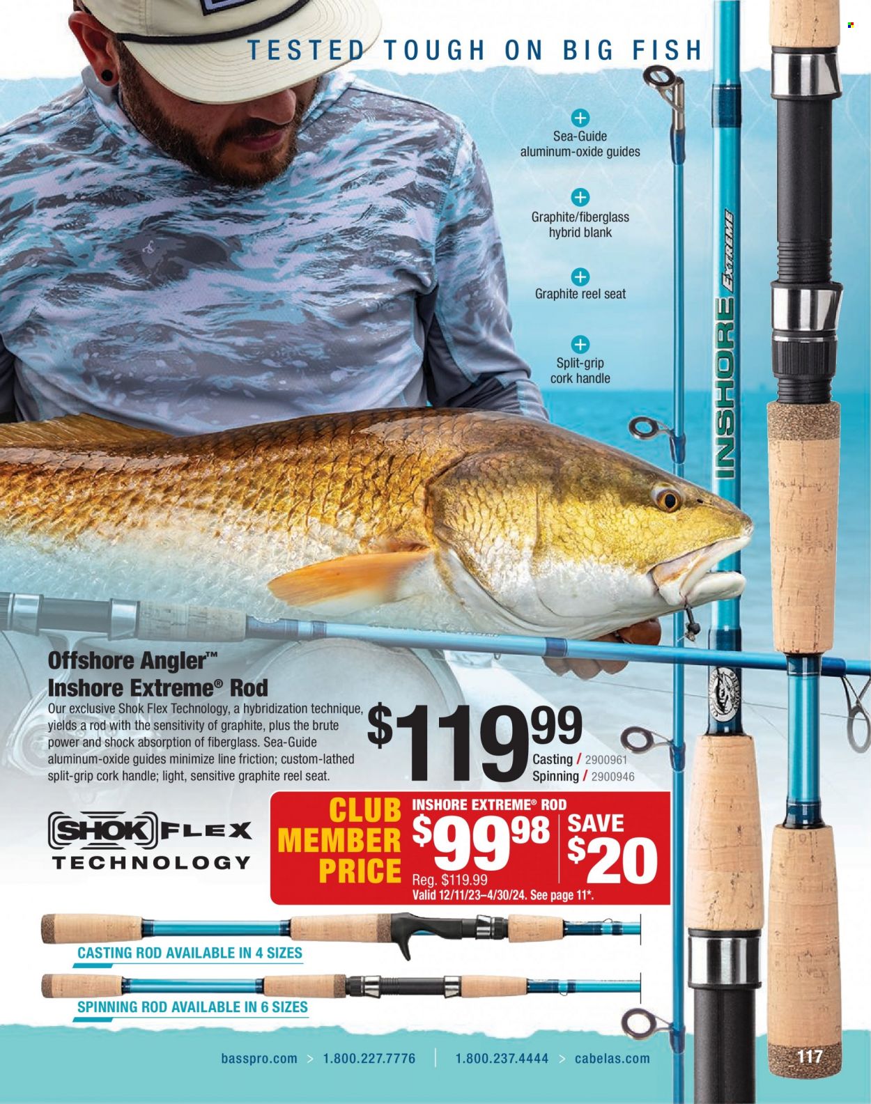Bass Pro Shops Flyer - Sales products - reel. Page 117.