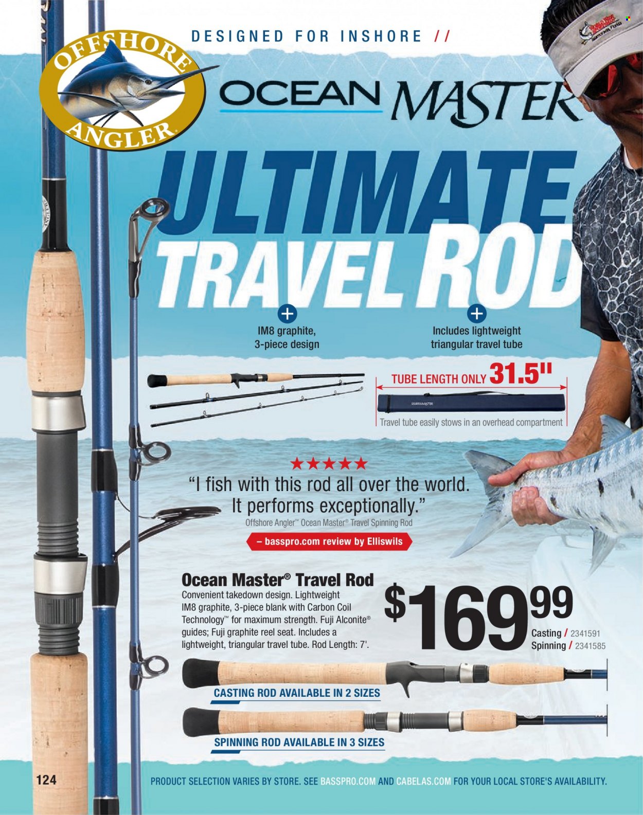thumbnail - Bass Pro Shops Flyer - Sales products - reel. Page 124.