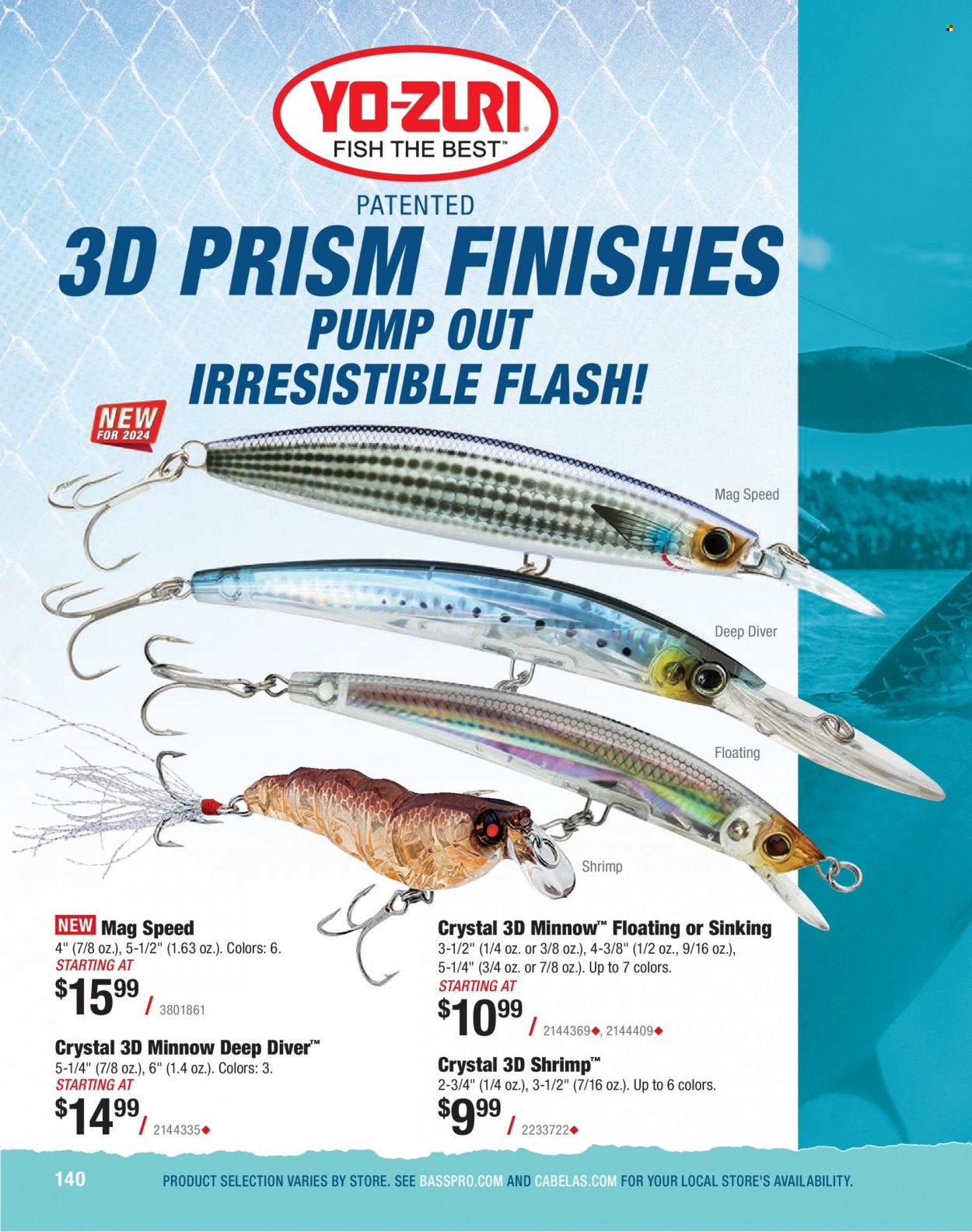 thumbnail - Bass Pro Shops Flyer - Sales products - pump. Page 140.