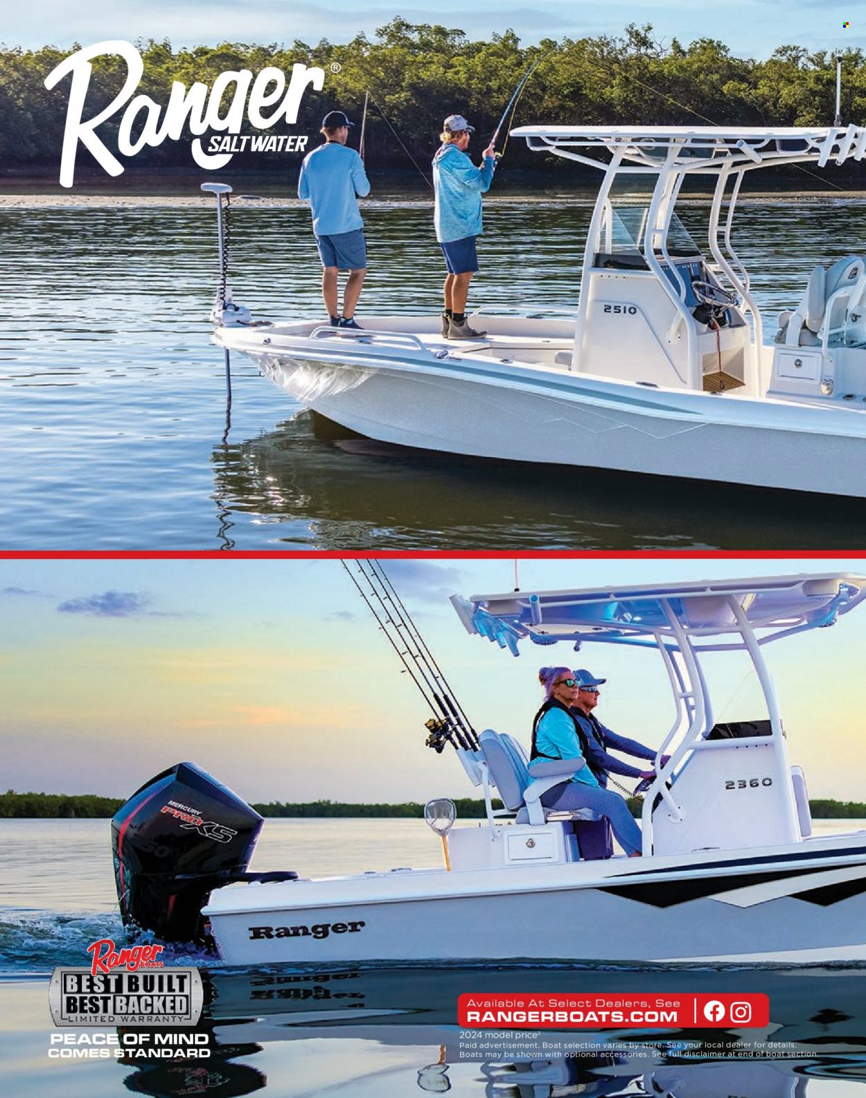 thumbnail - Bass Pro Shops Flyer - Sales products - boat. Page 284.