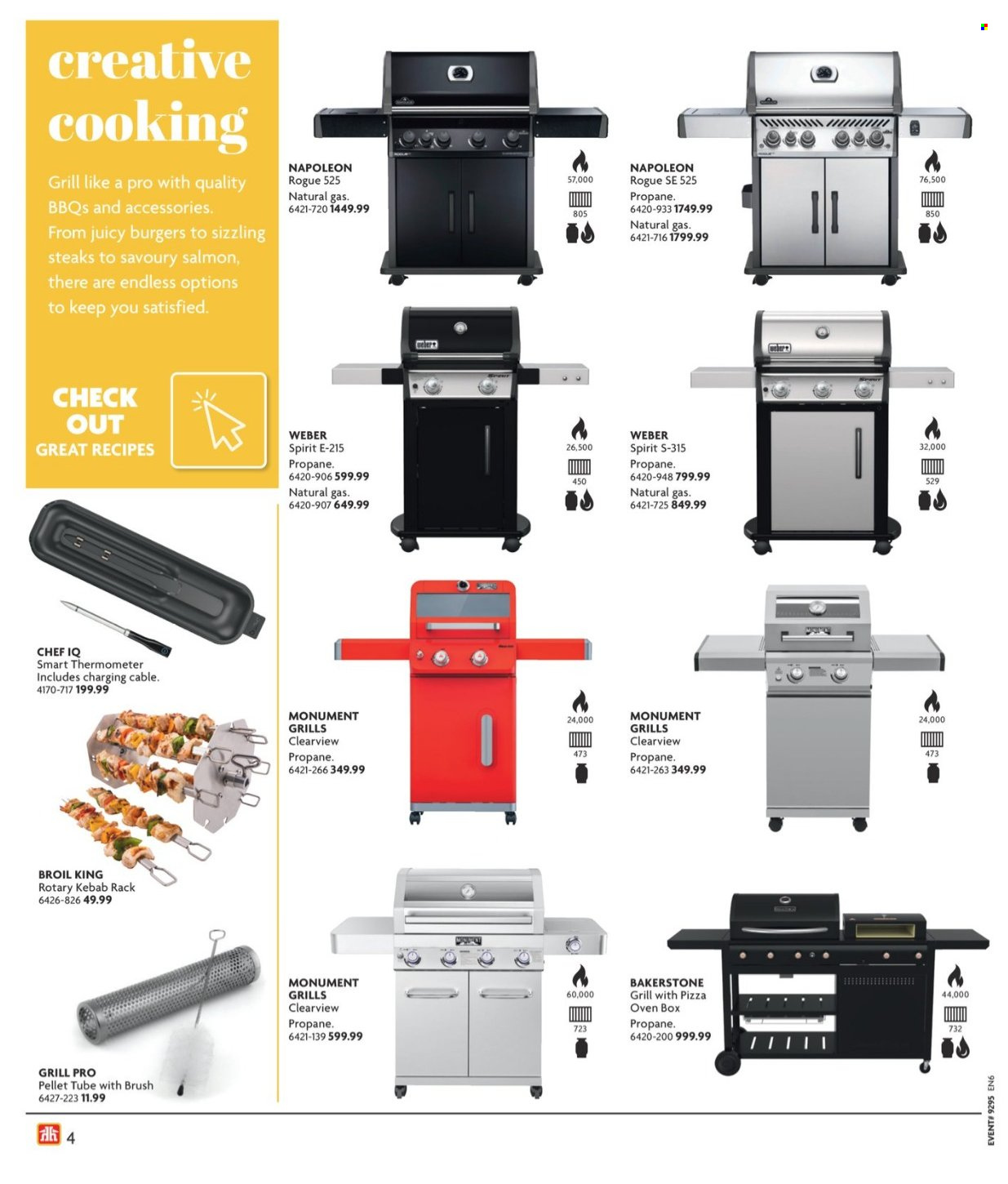 thumbnail - Home Hardware Flyer - March 07, 2024 - May 22, 2024 - Sales products - thermometer, grill, Weber. Page 4.