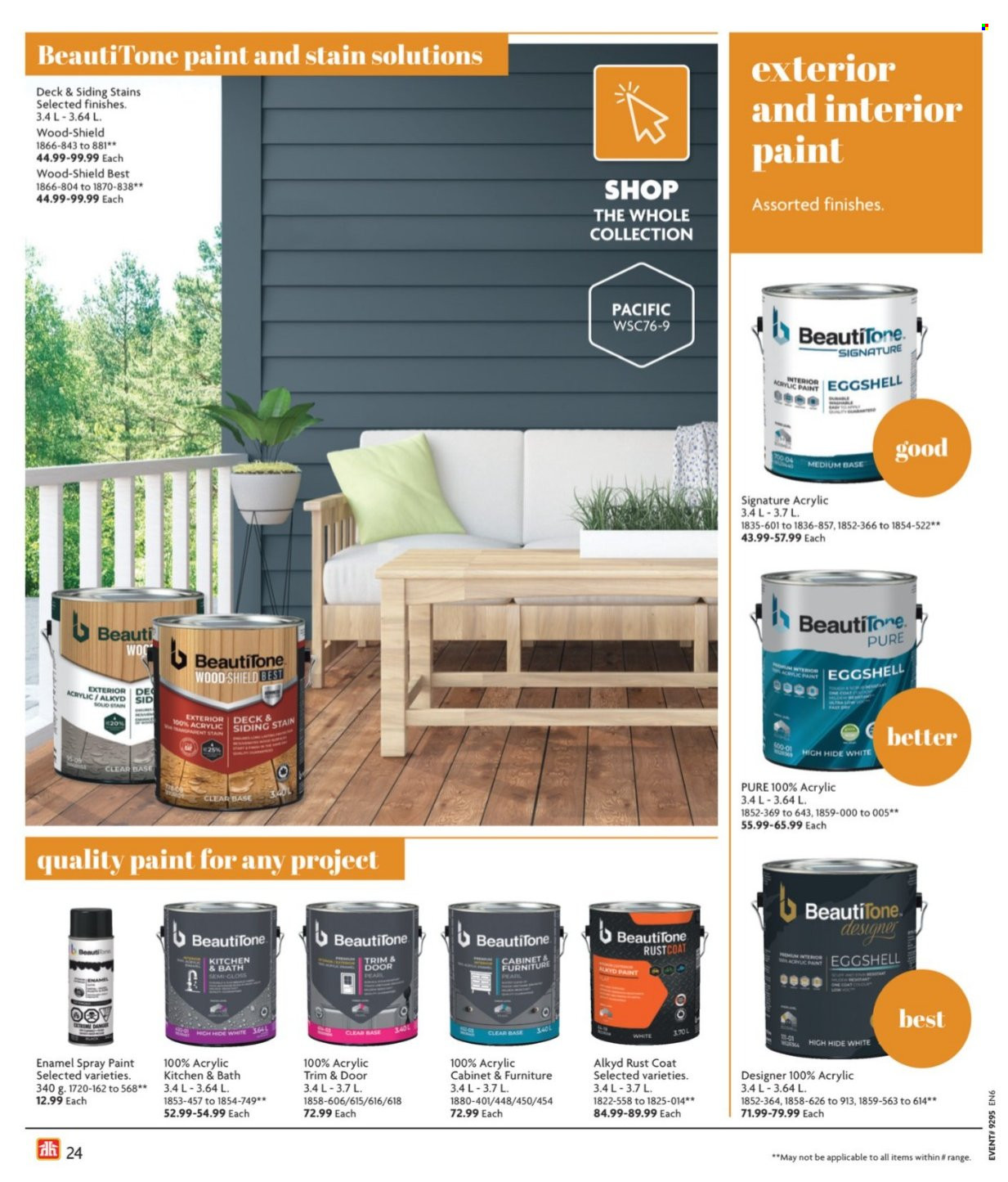 thumbnail - Home Hardware Flyer - March 07, 2024 - May 22, 2024 - Sales products - cabinet, spray paint, paint. Page 24.