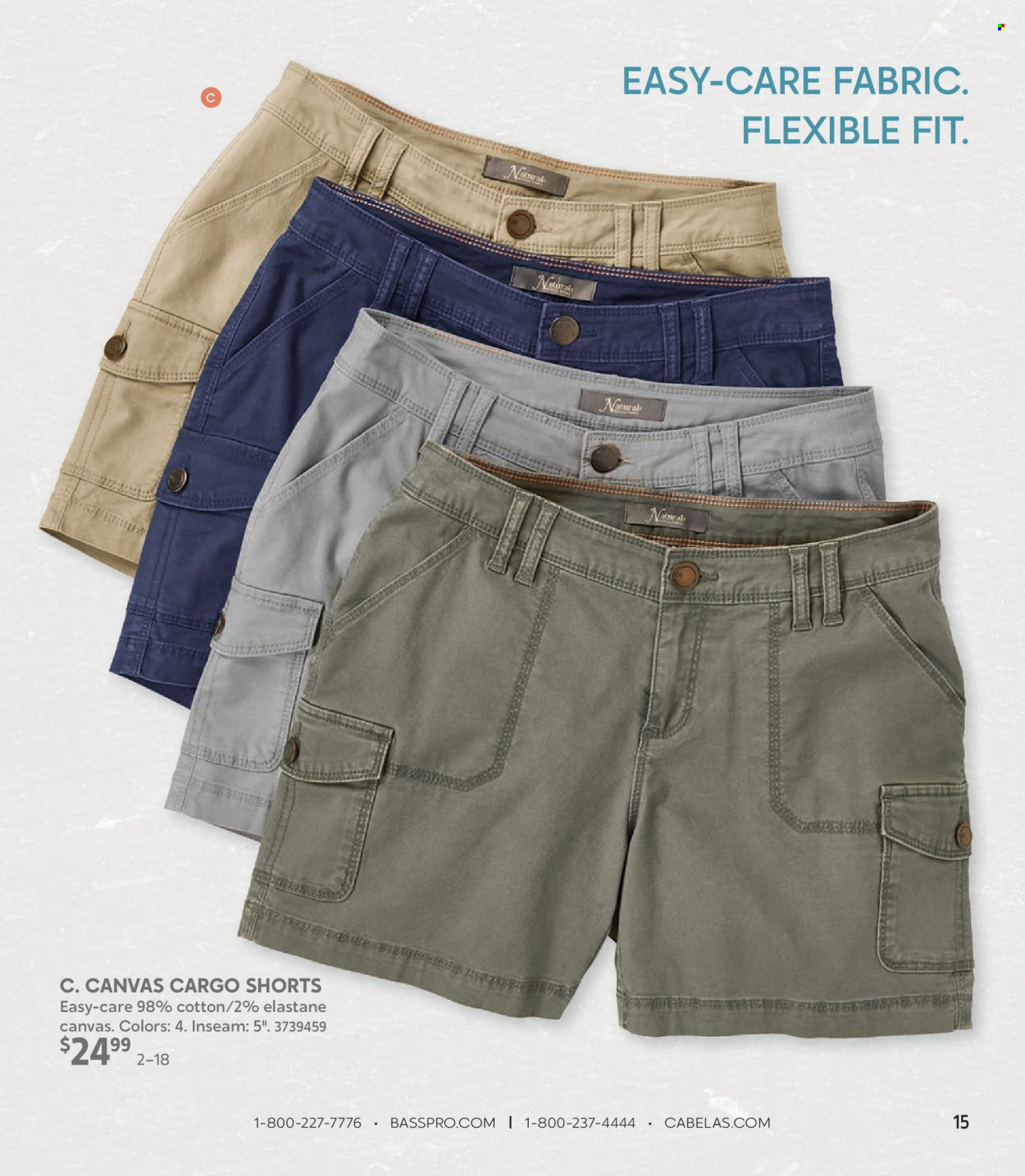 thumbnail - Bass Pro Shops Flyer - Sales products - shorts. Page 15.