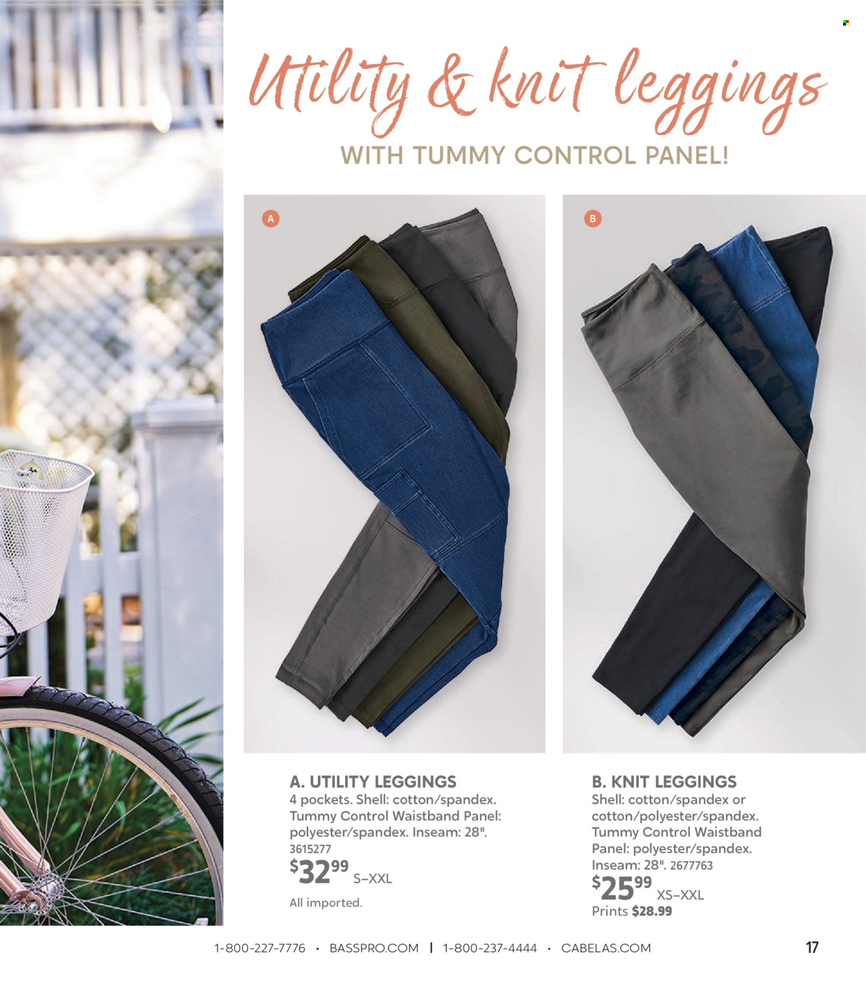 thumbnail - Bass Pro Shops Flyer - Sales products - leggings. Page 17.