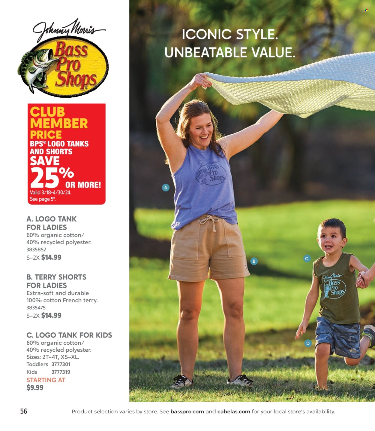 thumbnail - Bass Pro Shops Flyer - Sales products - tank. Page 56.