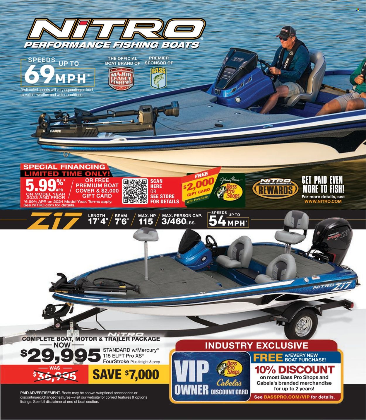 thumbnail - Bass Pro Shops Flyer - Sales products - boat cover, Bass Pro. Page 8.