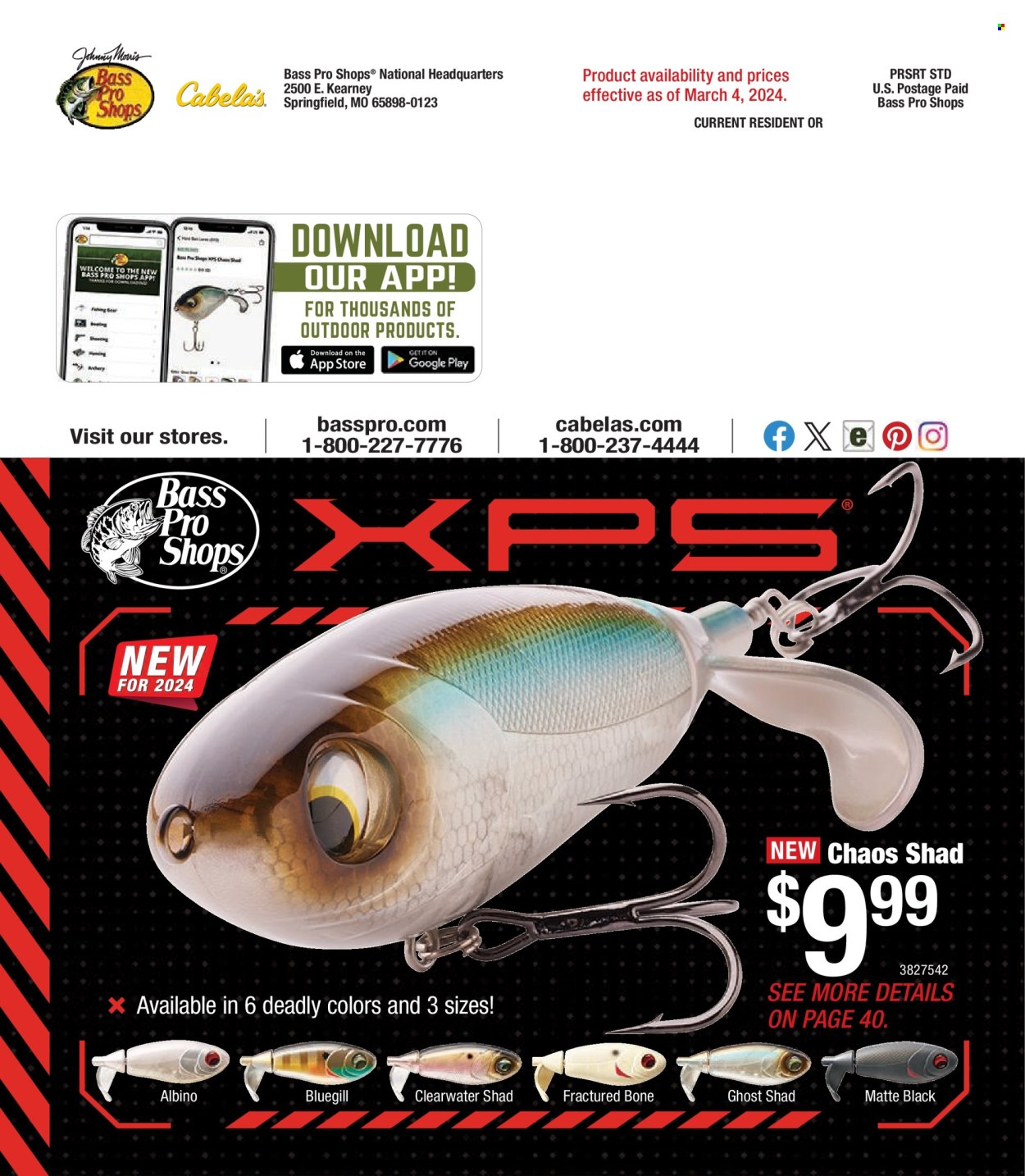 thumbnail - Bass Pro Shops Flyer - Sales products - Bass Pro. Page 76.