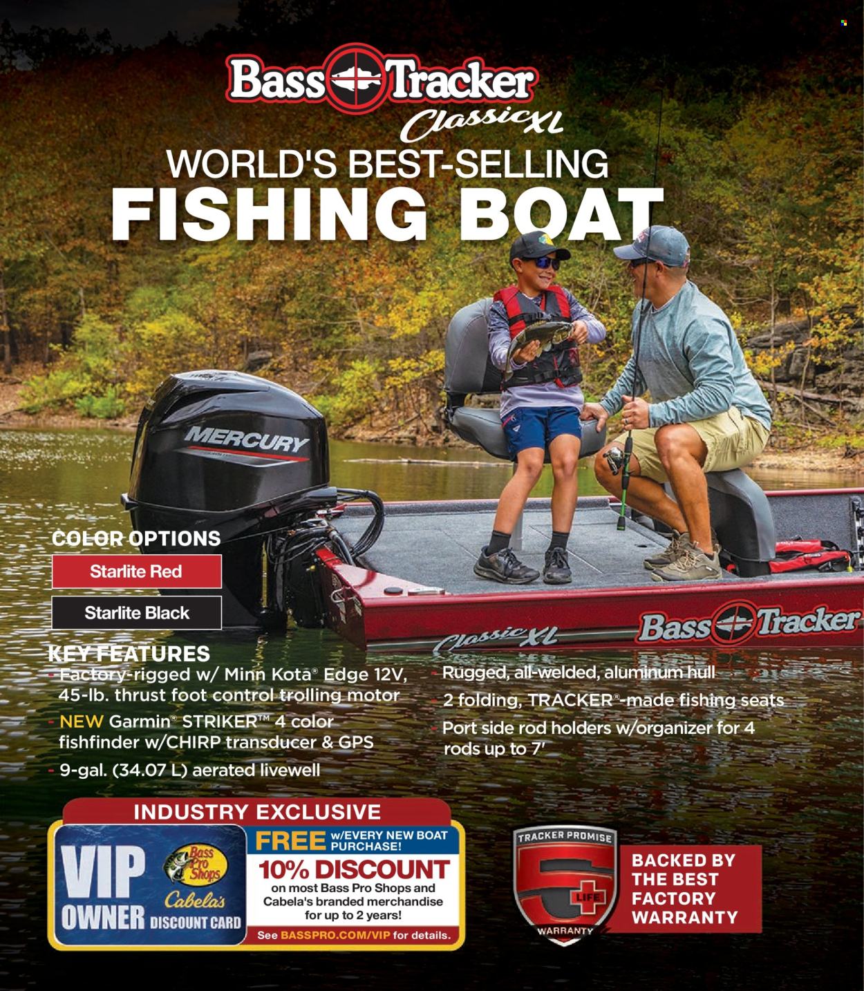 thumbnail - Bass Pro Shops Flyer - Sales products - Garmin, boat, Bass Pro, fish finder. Page 6.
