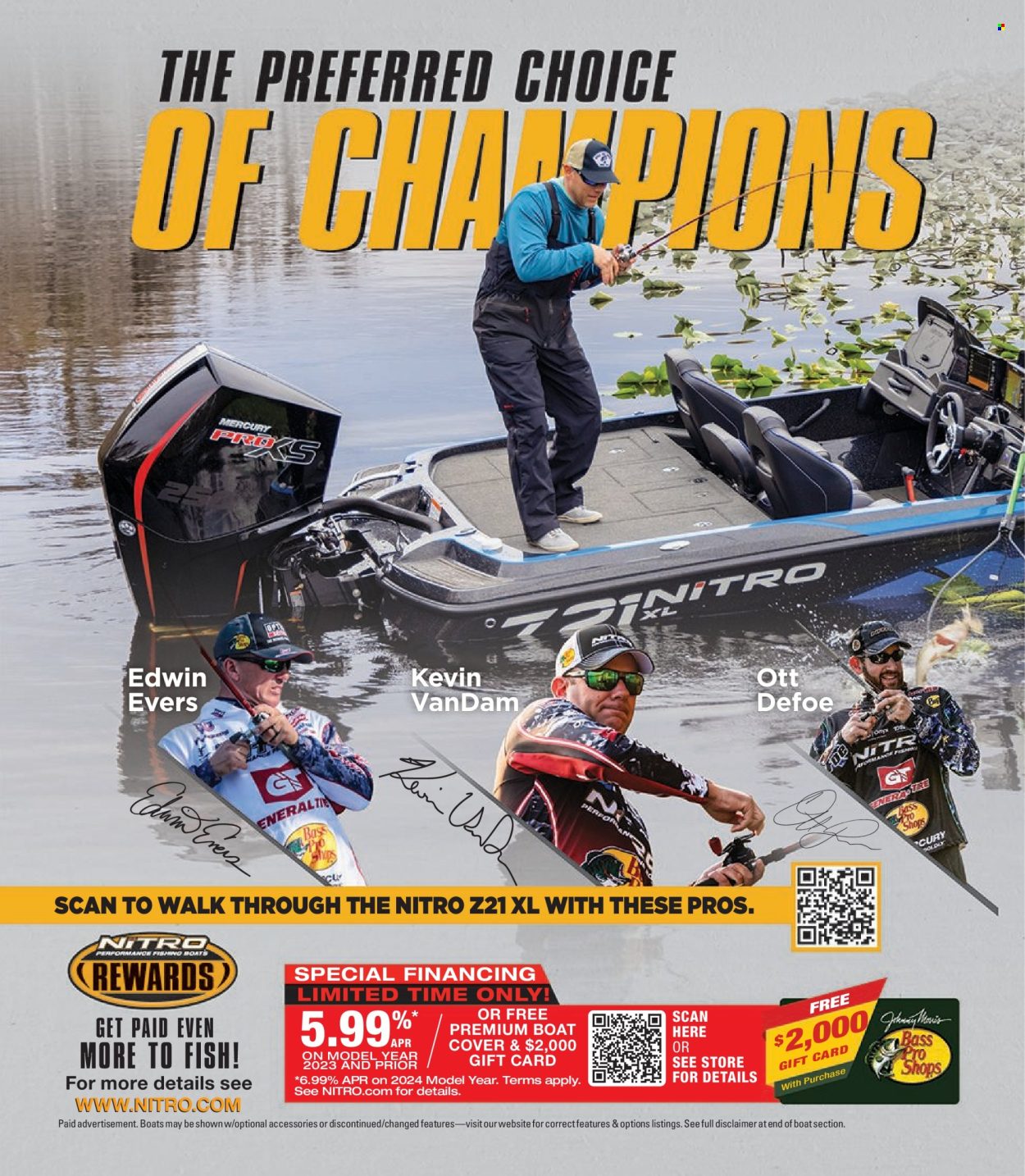 thumbnail - Bass Pro Shops Flyer - Sales products - boat, Bass Pro. Page 10.