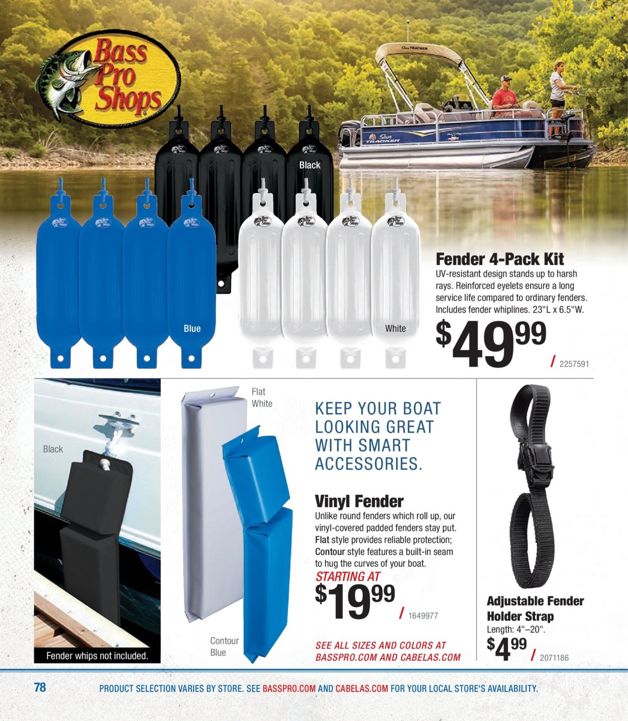 thumbnail - Bass Pro Shops Flyer - Sales products - strap. Page 78.