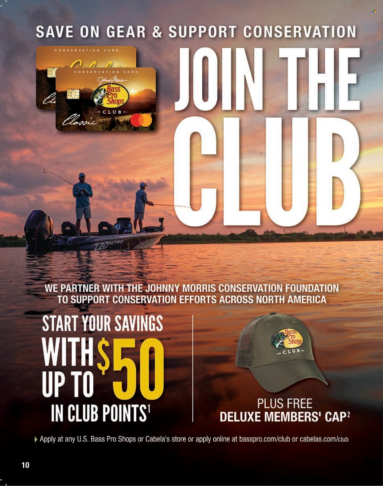 thumbnail - Bass Pro Shops Flyer - Sales products - Bass Pro. Page 10.
