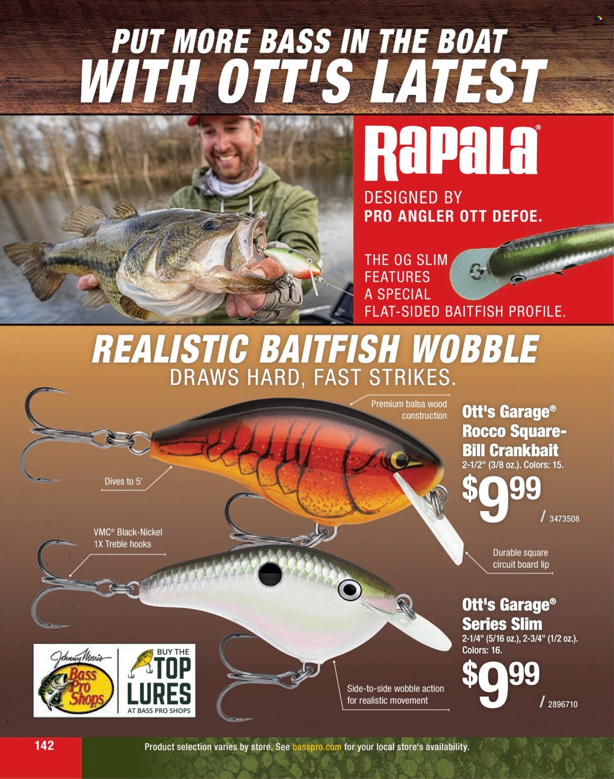 thumbnail - Bass Pro Shops Flyer - Sales products - Bass Pro. Page 142.