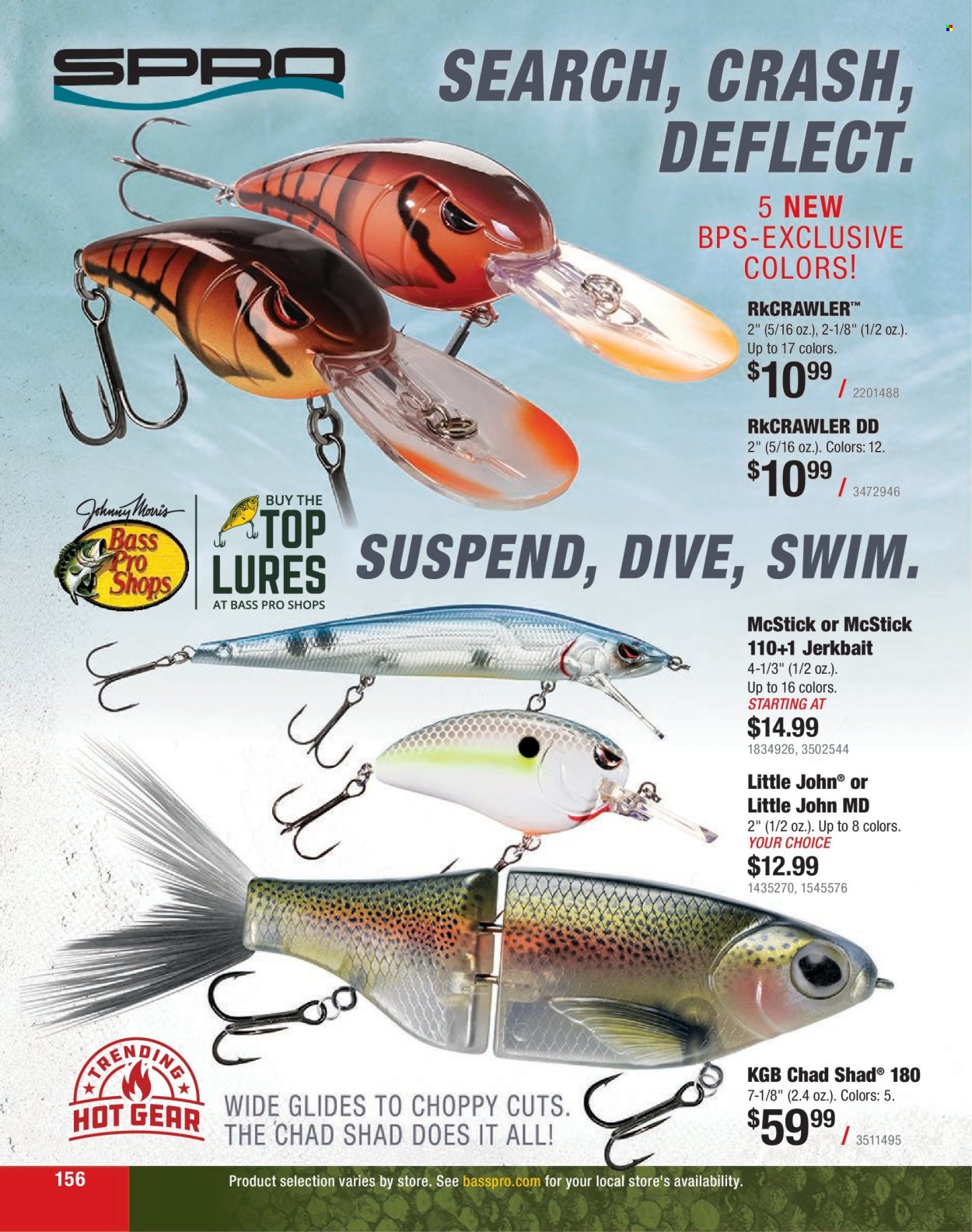 thumbnail - Bass Pro Shops Flyer - Sales products - Bass Pro. Page 156.