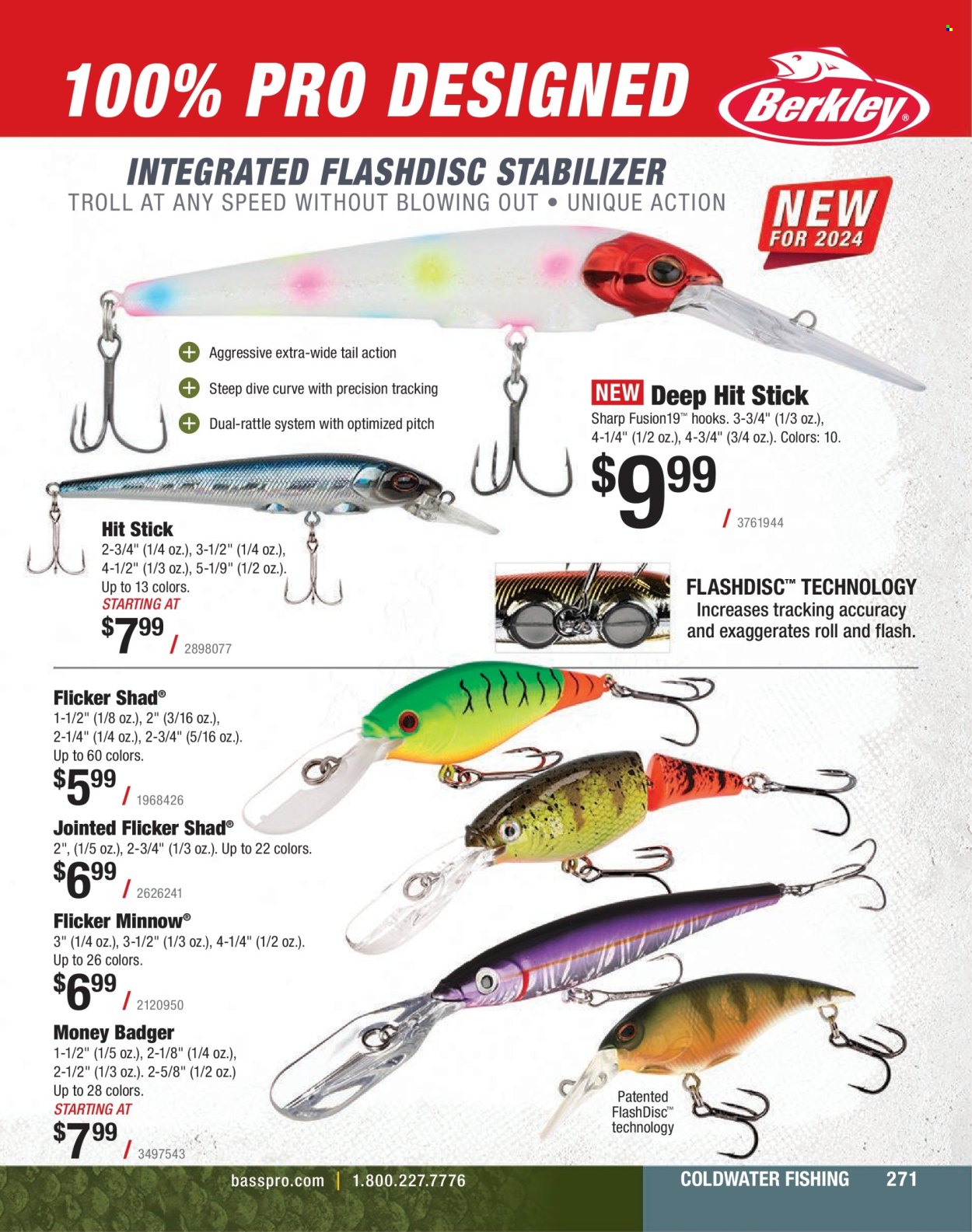 thumbnail - Bass Pro Shops Flyer - Sales products - Sharp. Page 271.