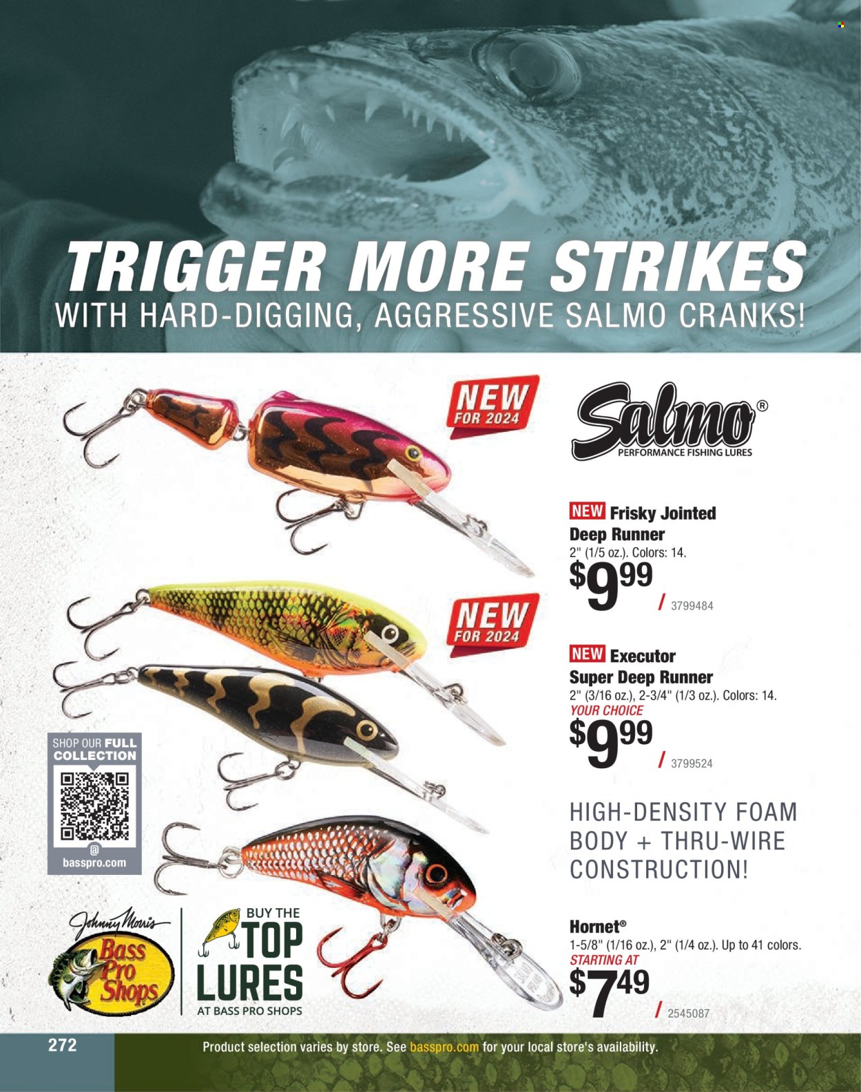 thumbnail - Bass Pro Shops Flyer - Sales products - Bass Pro, fishing accessories. Page 272.