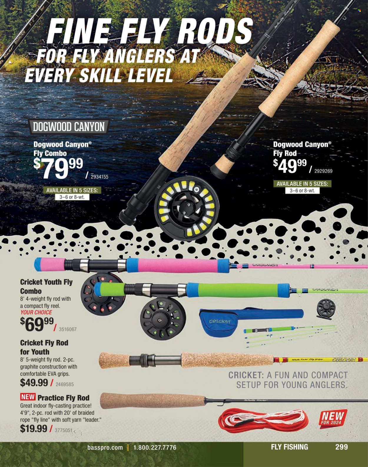 thumbnail - Bass Pro Shops Flyer - Sales products - reel, leader. Page 299.