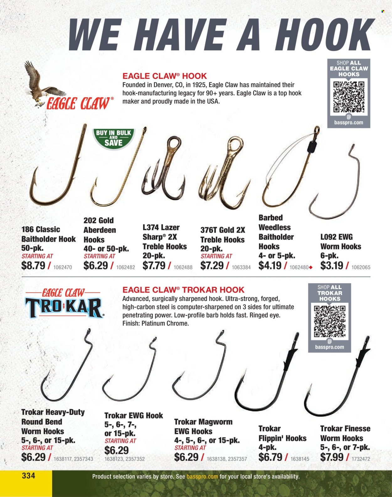 thumbnail - Bass Pro Shops Flyer - Sales products - Sharp. Page 334.