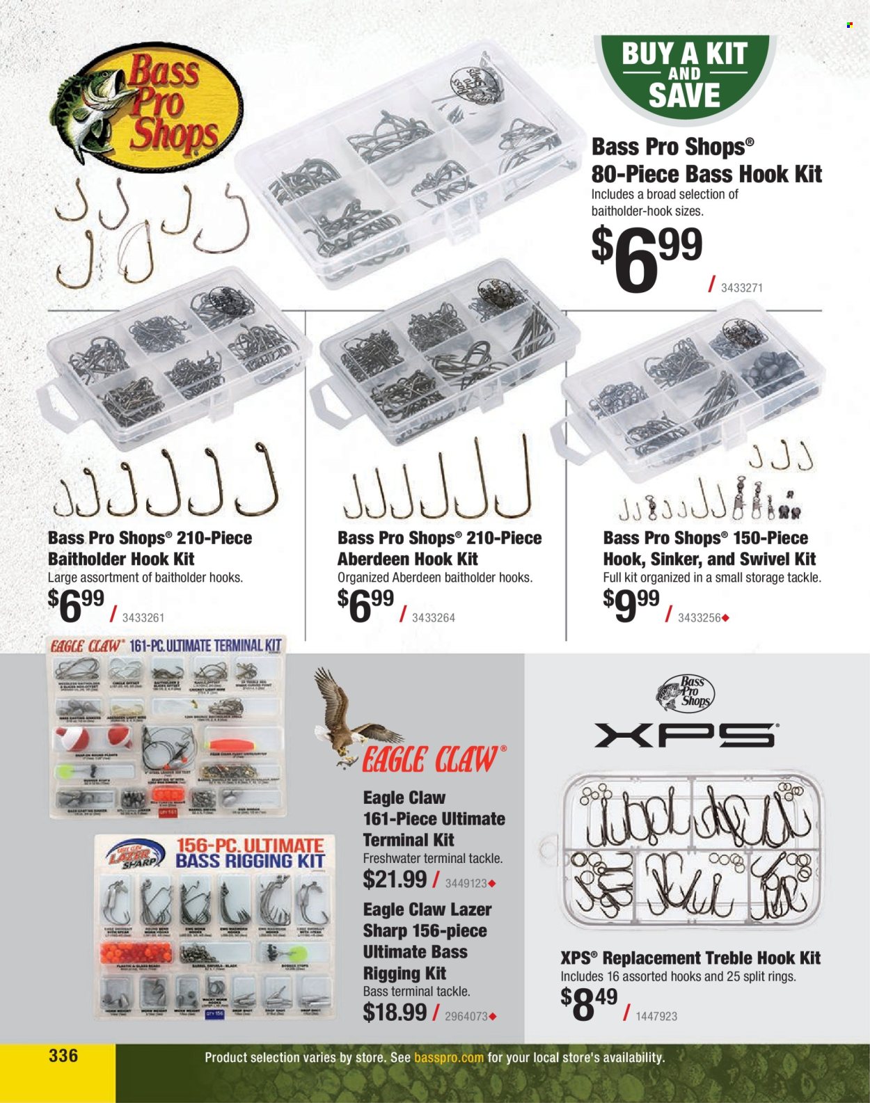 thumbnail - Bass Pro Shops Flyer - Sales products - Sharp, Bass Pro. Page 336.