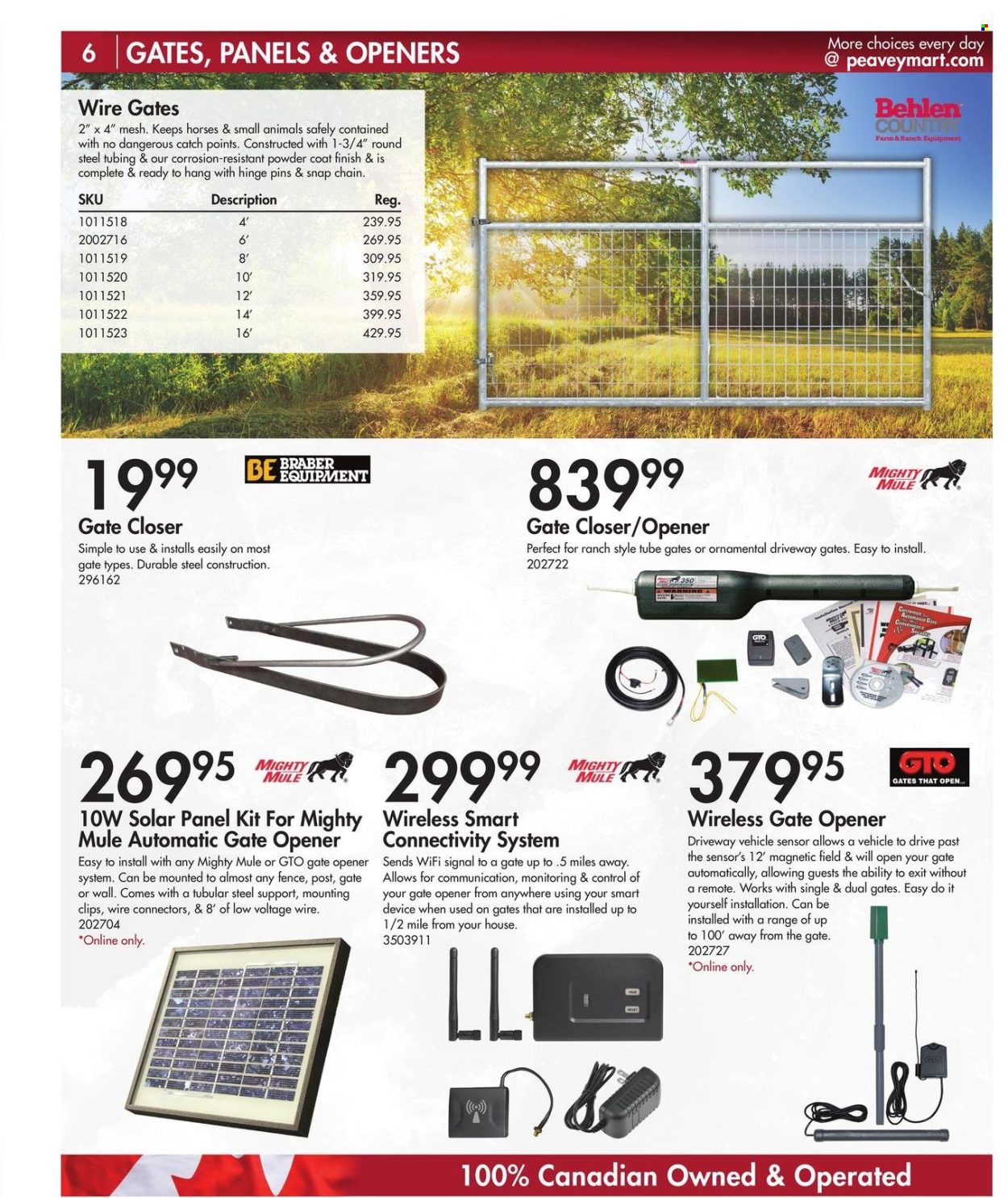 thumbnail - Peavey Mart Flyer - February 28, 2024 - April 30, 2024 - Sales products - solar panel. Page 7.