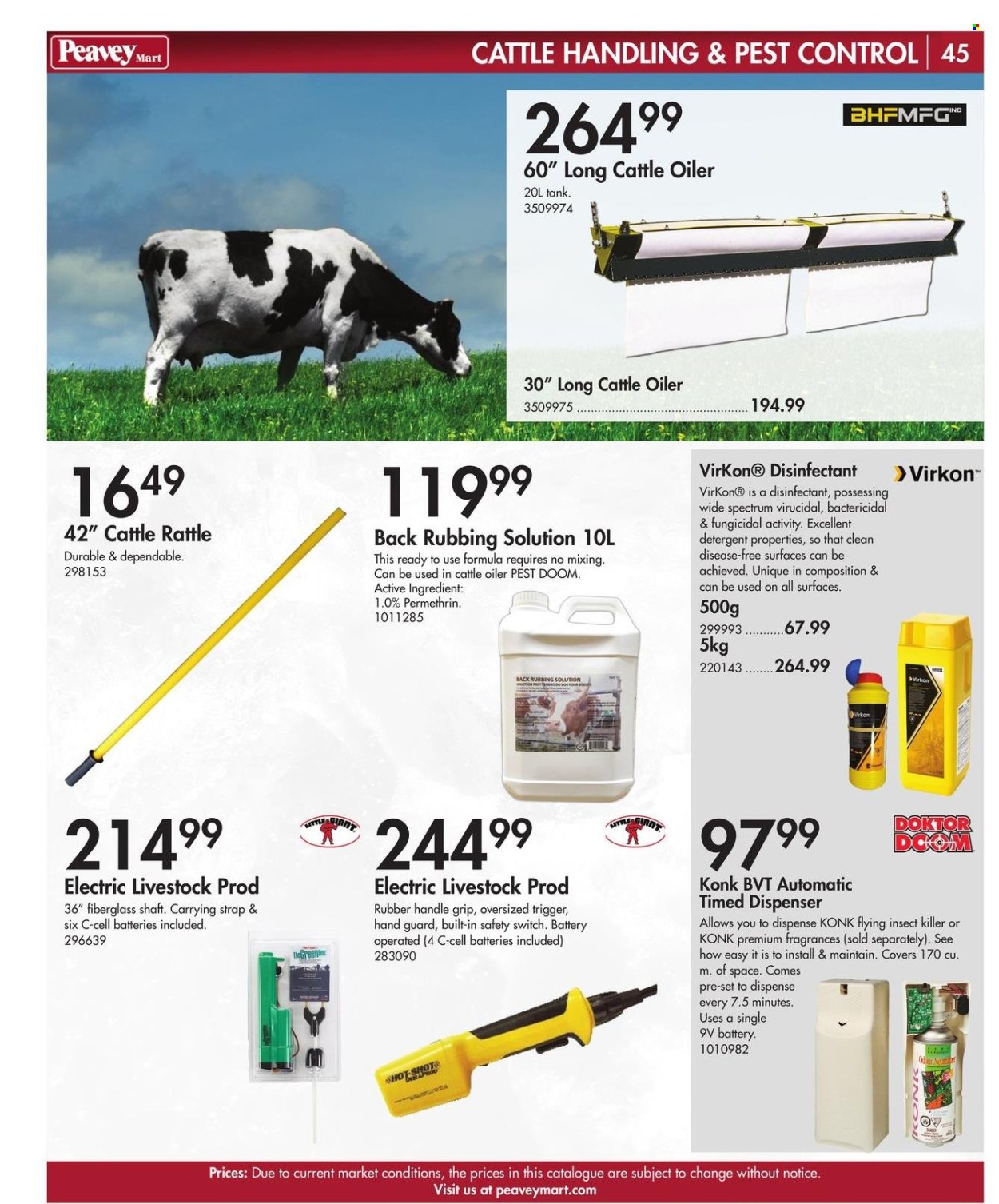 thumbnail - Peavey Mart Flyer - February 28, 2024 - April 30, 2024 - Sales products - dispenser, eraser, tank, switch, strap, insect killer. Page 46.
