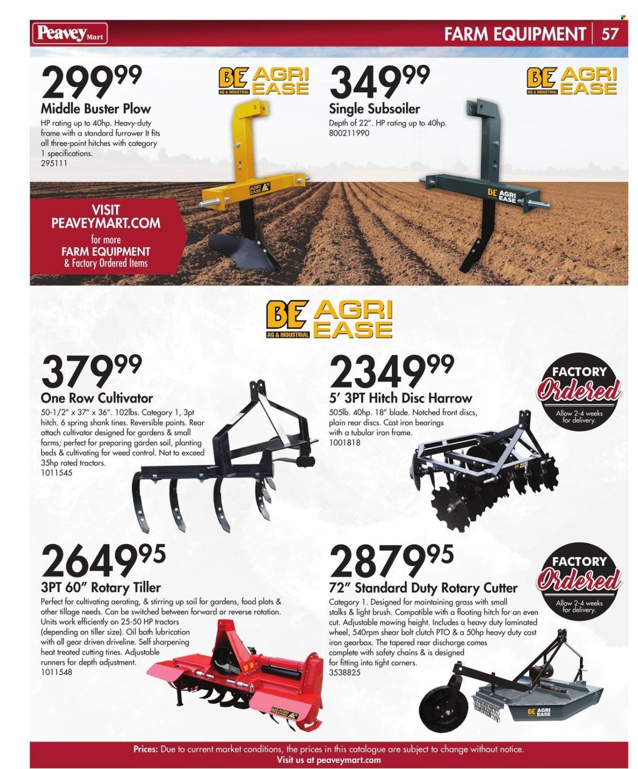 thumbnail - Peavey Mart Flyer - February 28, 2024 - April 30, 2024 - Sales products - cutter, iron frame, bolt, garden soil, weed control. Page 58.