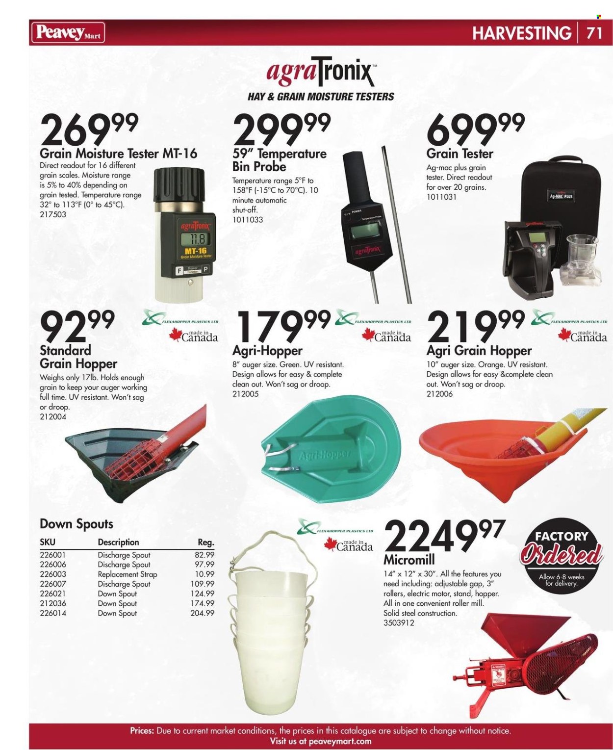 thumbnail - Peavey Mart Flyer - February 28, 2024 - April 30, 2024 - Sales products - bin, roller, strap. Page 72.